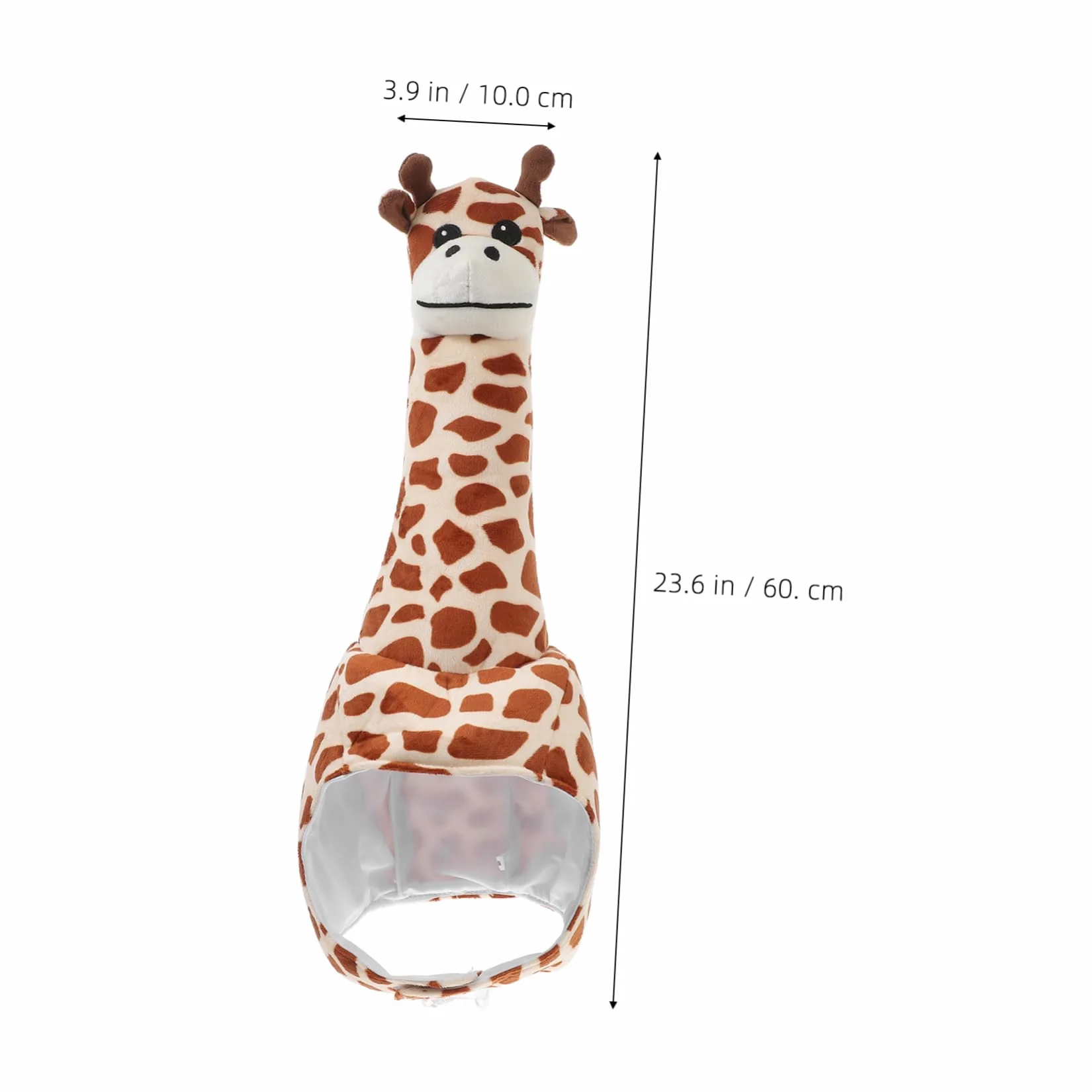 Hemobllo Sombrero De Giraffe De Peluche Divertido Para Fiestas Accesorio De Carnaval y Fotografía Diseño Lúdico Para Adultos