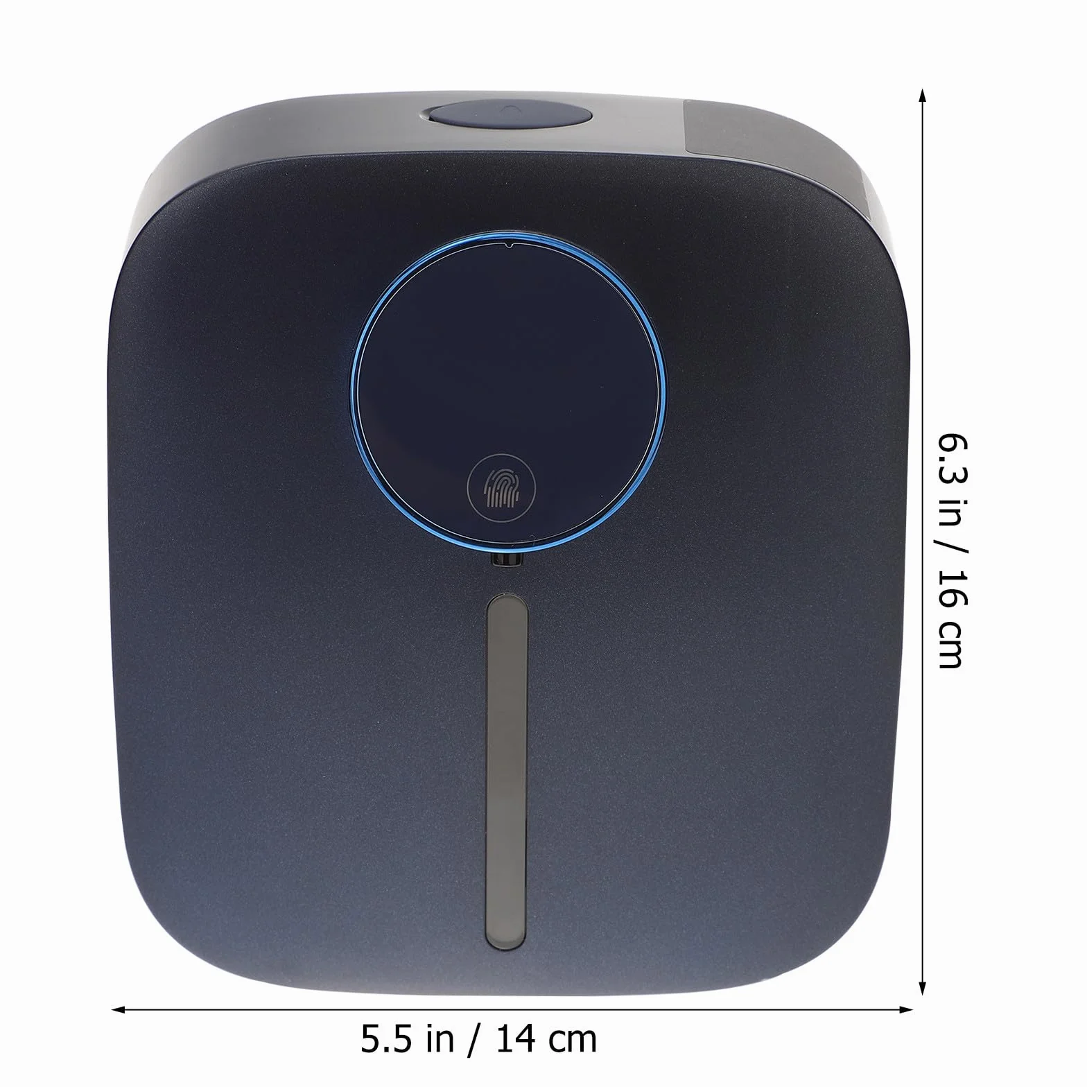 DOITOOL Dispensador de Jabón Espumoso Recargable sin Contacto de Pared Sensor Automático y Batería de 1500mah para Baños y Aseos de Abs