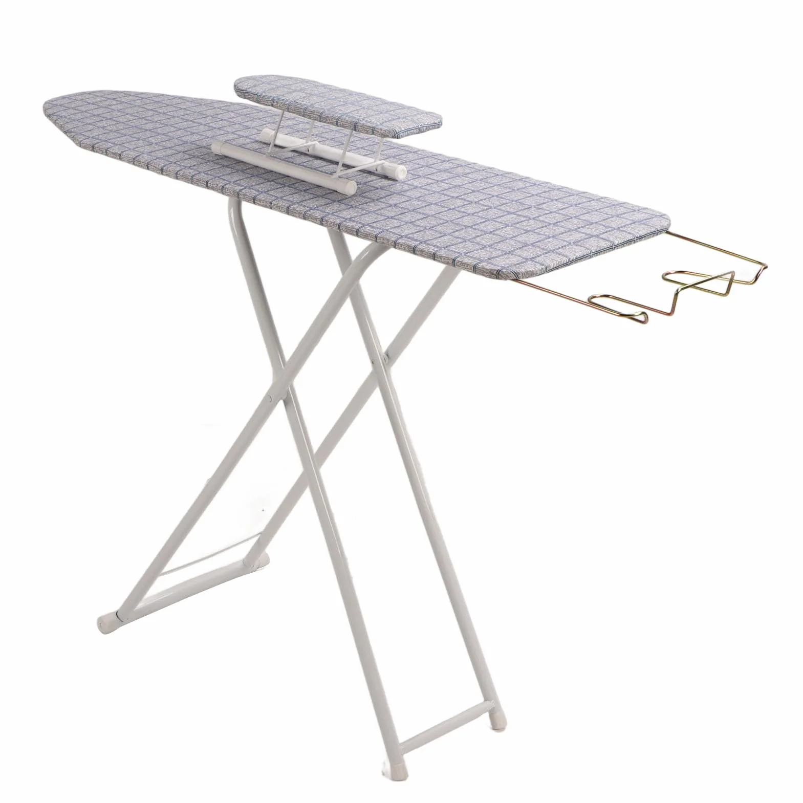 Tabla de Planchar Plegable de 42 Pulgadas, Plancha Compacta y Portátil con Soporte para Plancha, Diseño Estable para Camisas, Pantalones y Telas, Solución de Ahorro de Espacio para