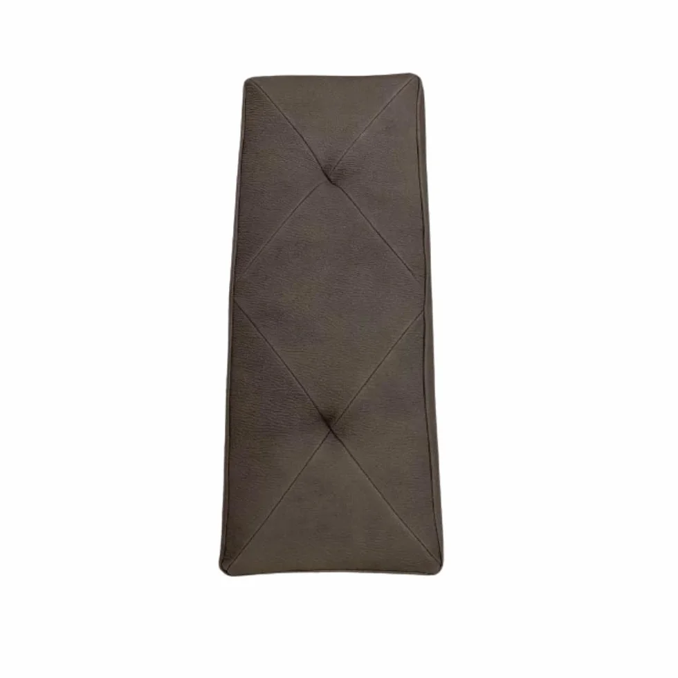 Banco Tapizado con Patas de Madera - 70x30cm Asiento cómodo, Banqueta para Recibidor, Entrada, Dormitorio, Salón (Tela Vivaldi Marengo)