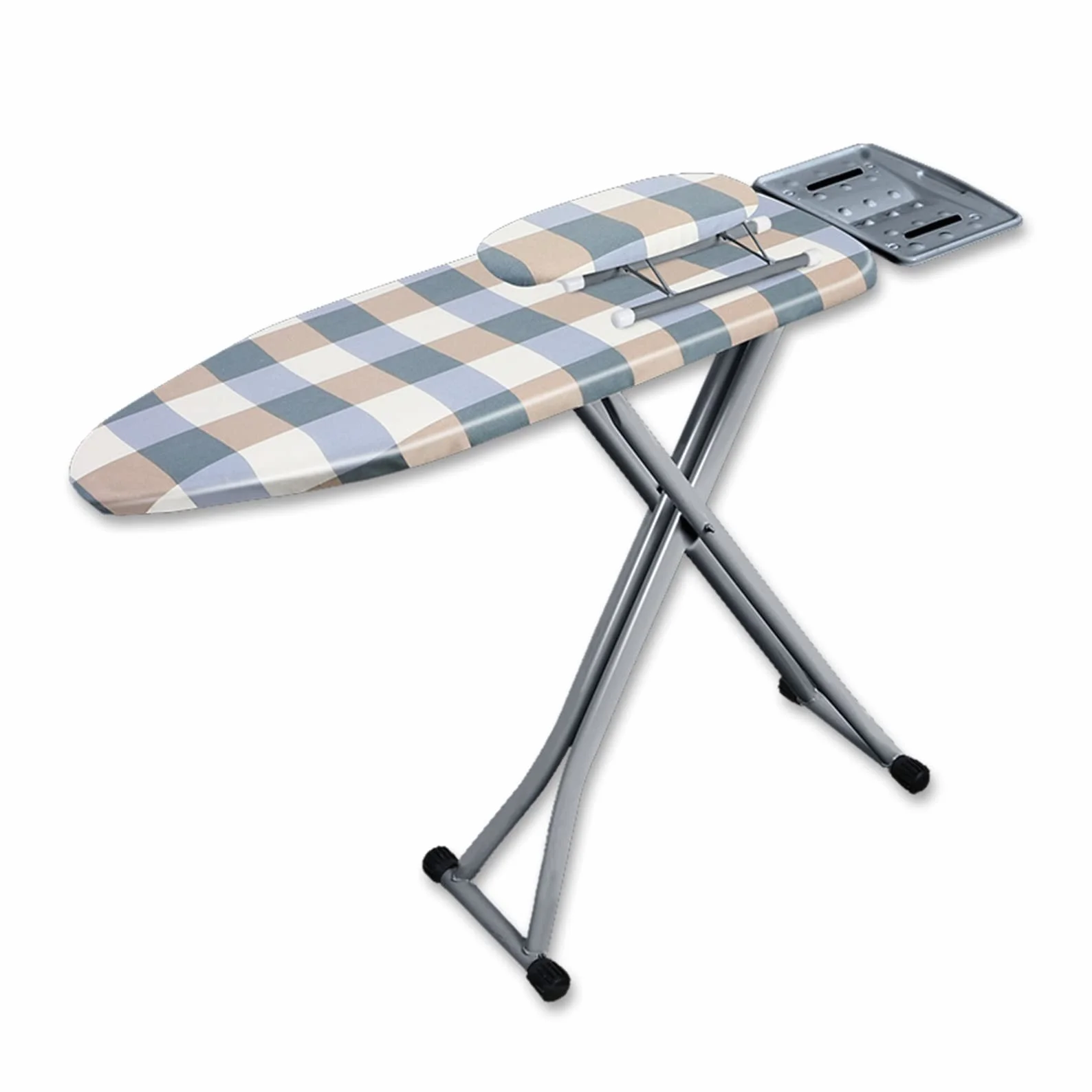 Tabla De Planchar, Soporte Para Centros De Planchado,6 altura regulable,superficie de planchado extra grande,Patas Extragruesas con Patas Antideslizantes, estable y robusta ( Color : B , Size : 112*41