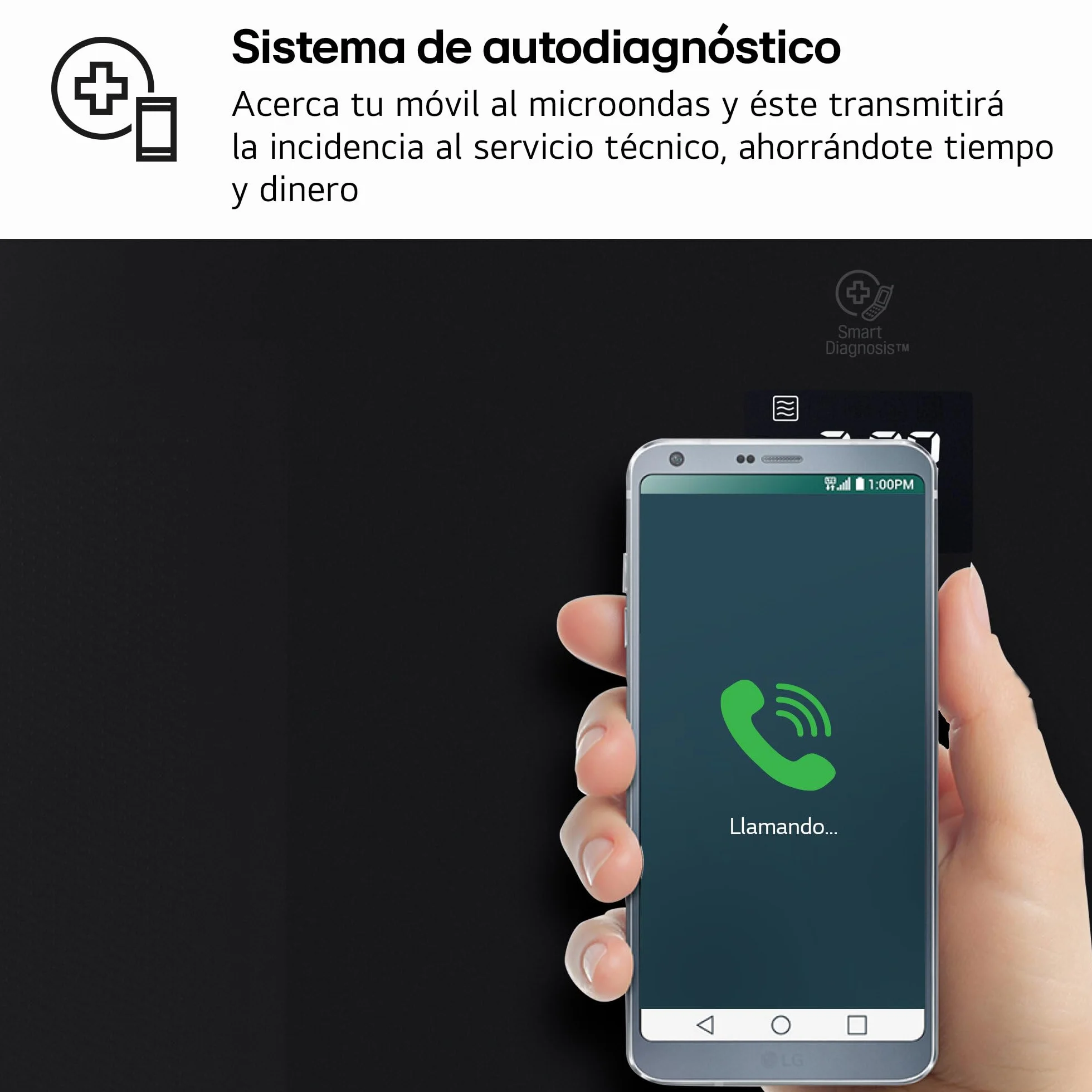 LG Horno Microondas 4 en 1 39L 1100W Smart Inverter Negro