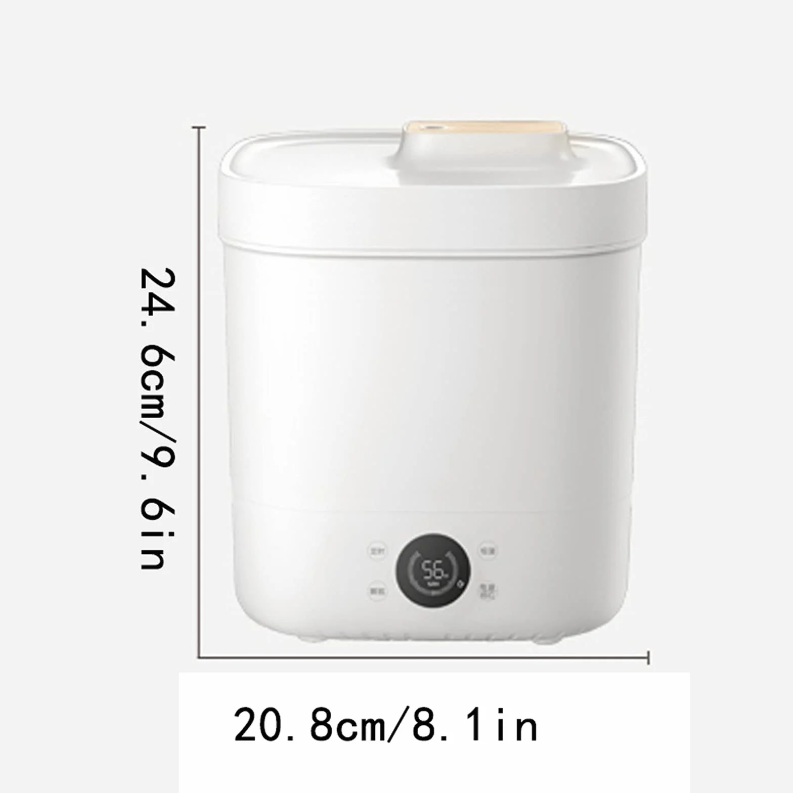 purificador de aire y humidificador Humidificador de niebla fresco, humidificadores de aire ultrasónico for bebés de dormitorio Inicio, apagado automático, Super tranquilo filtro humidificador