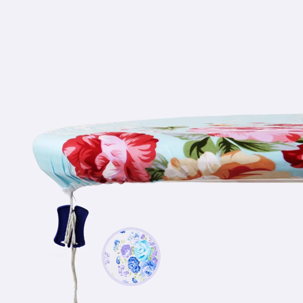 Tabla de Planchar para el hogar, Soporte Blanco con Estampado Floral, Mesa de Planchar, guardarropa, Herramientas de Planchado para el probador del Centro Comercial