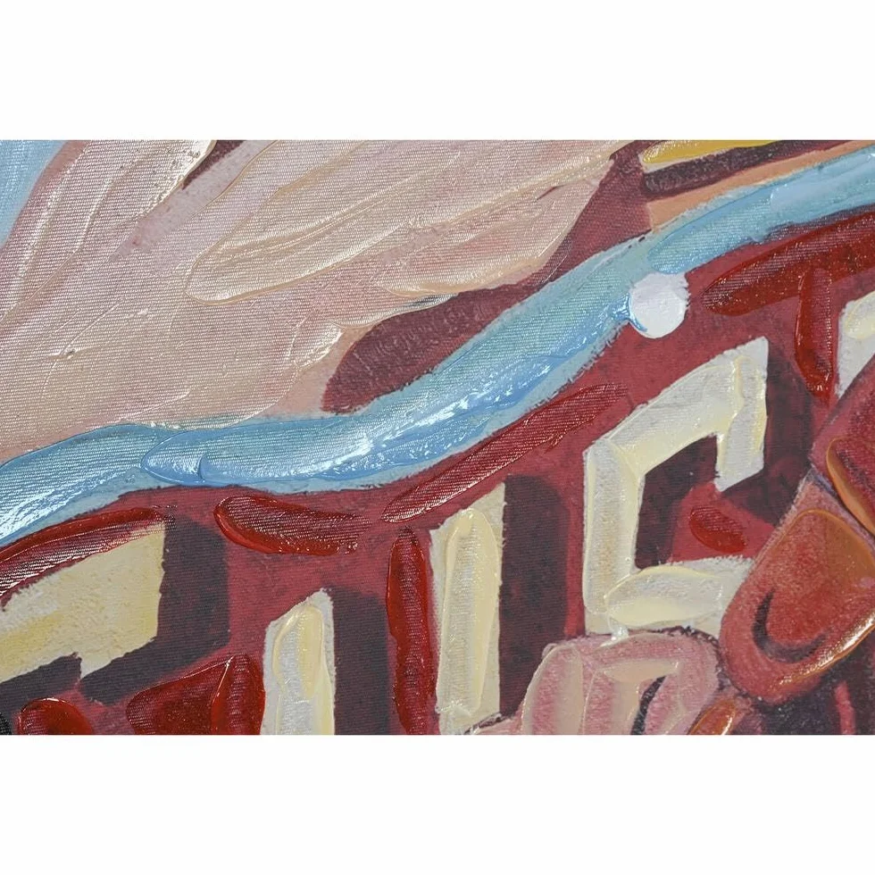 Cuadro Abstracto Moderno 100 x 3,5 x 100 cm (2 Unidades)