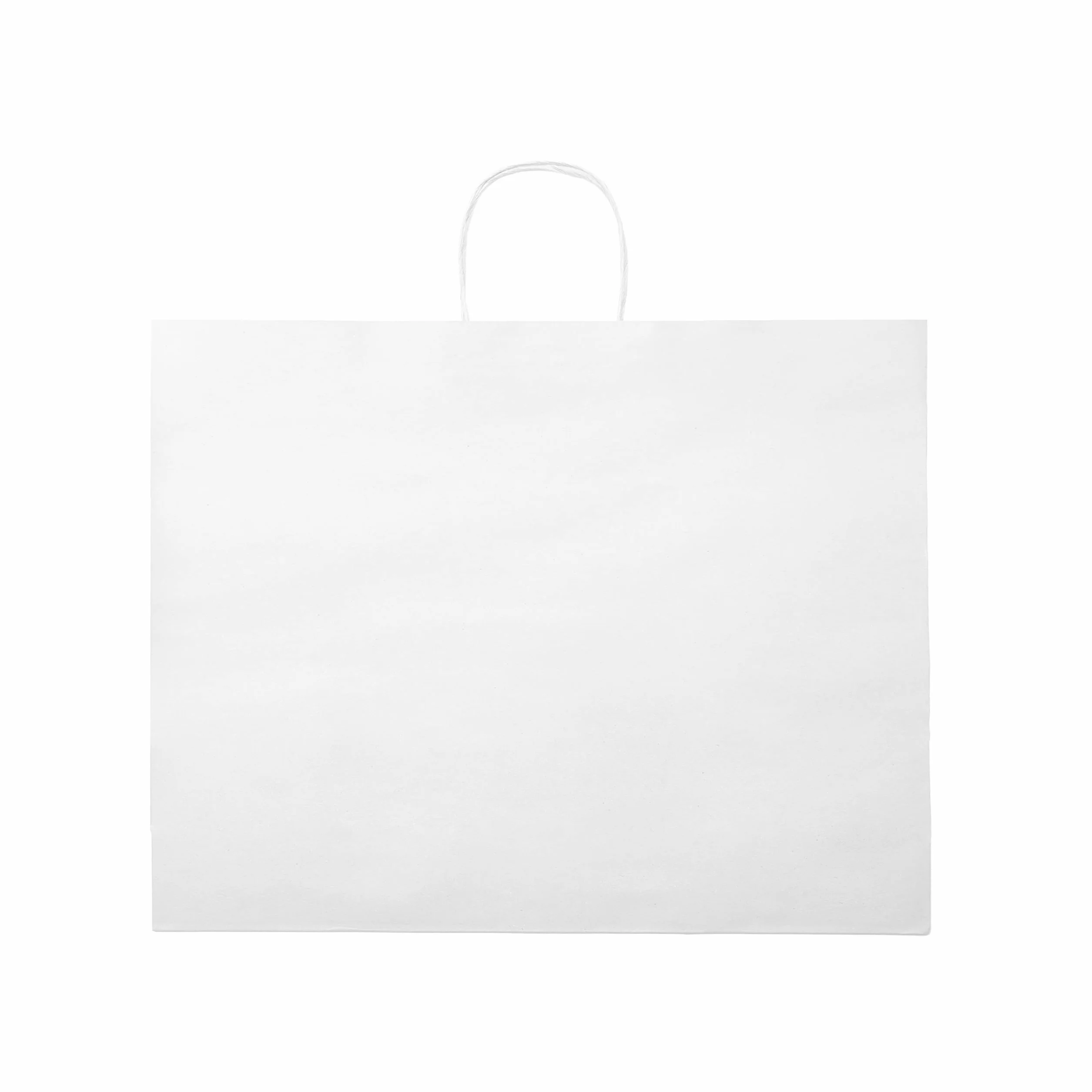 Pack 200 Bolsas de Papel Blancas con Asa – Diferentes Tamaños Según tus Necesidades – Bolsas para Eventos, Regalos o Tiendas - 100% Reciclables (Modelo Luxemburgo 41x32x12cm)