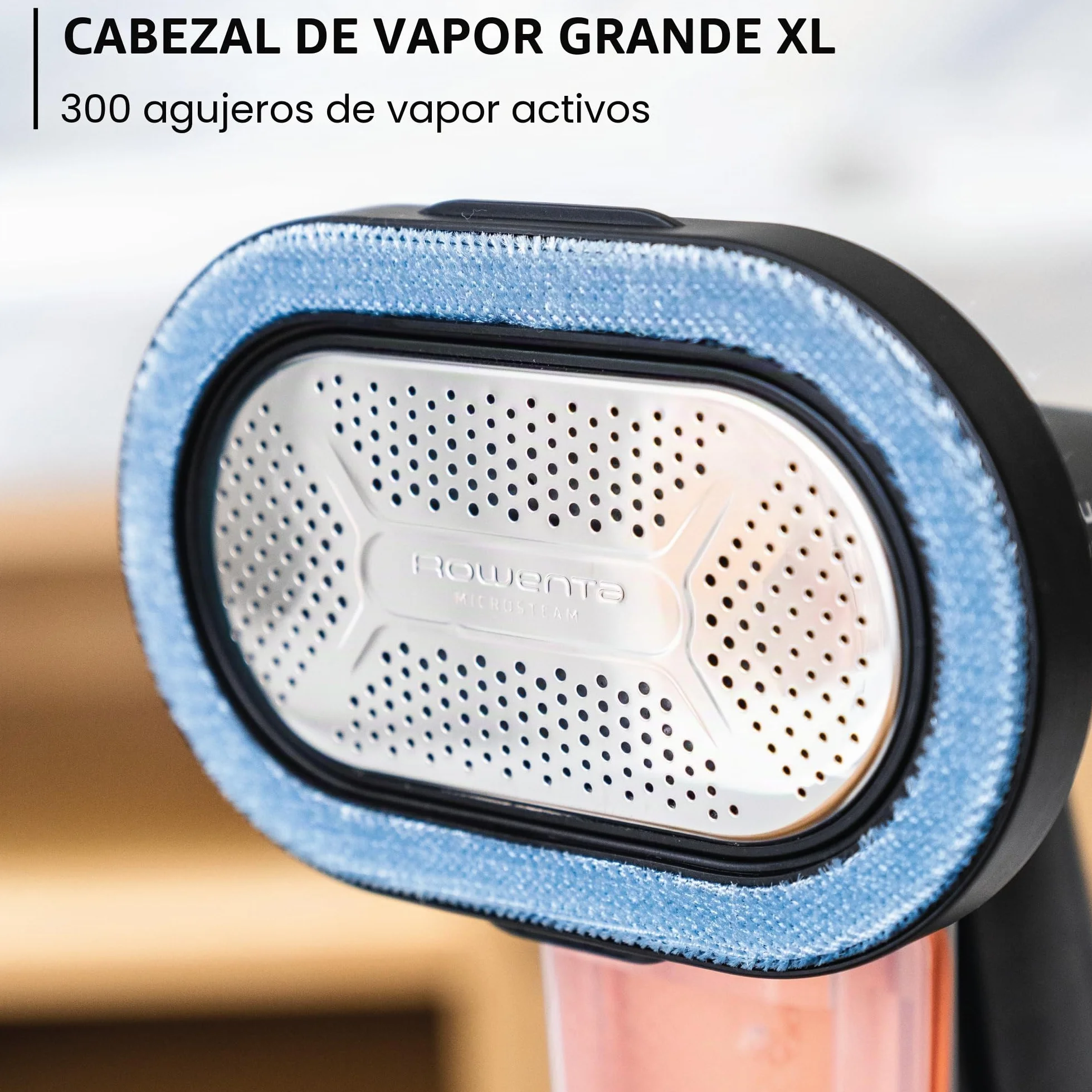 Rowenta, vaporizador de ropa, Pure Force 3 en 1, capacidad de 7 onzas, plancha vertical, planchado horizontal, removedor de pelusas, ligero, apagado automático, DR8855U1