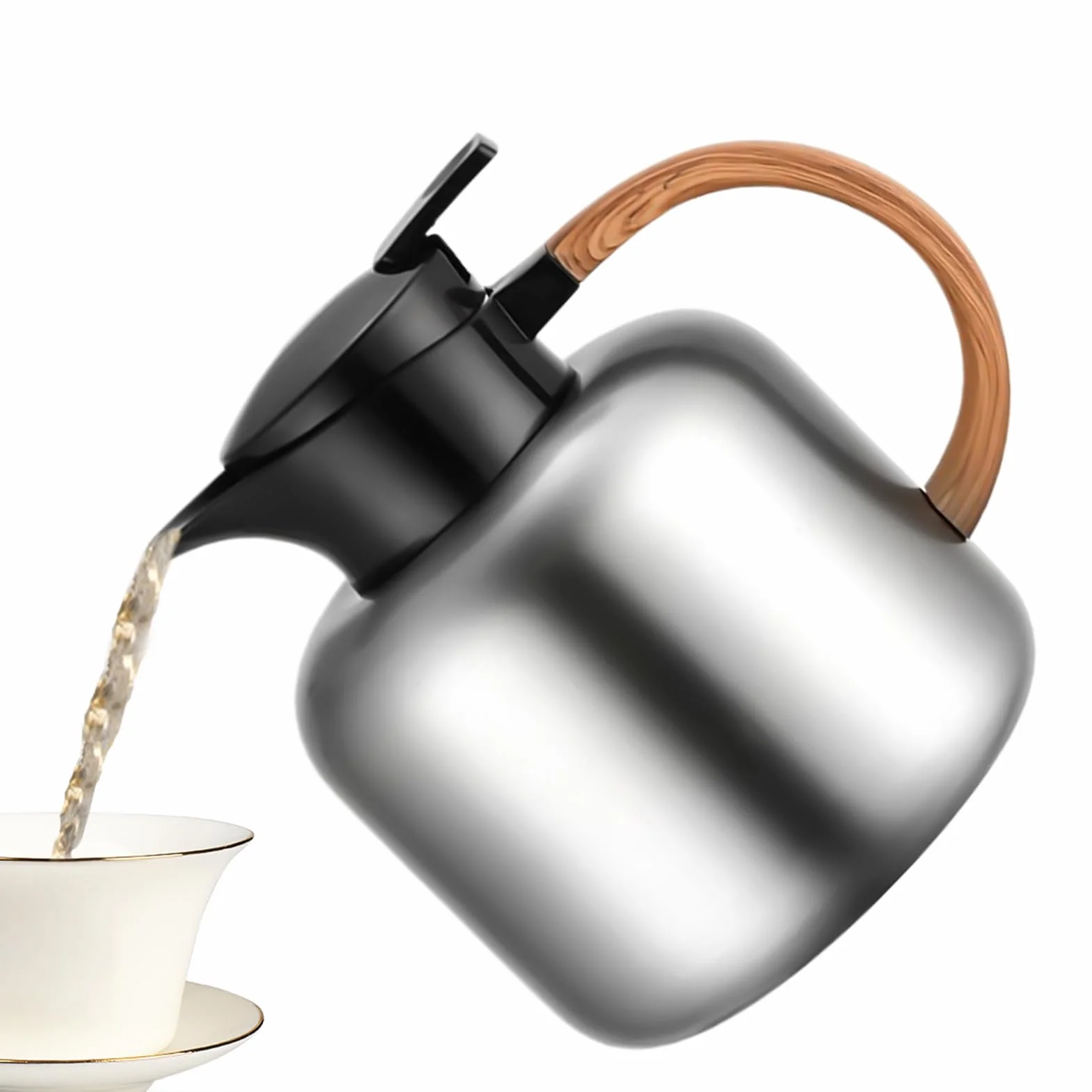 Jarra De Agua 2L Aislamiento Al Vacío | Jarra Térmica De Café Para Bebidas Calientes Para Jugo, Té, Chocolate, Hogar, Oficina, , Restaurante,