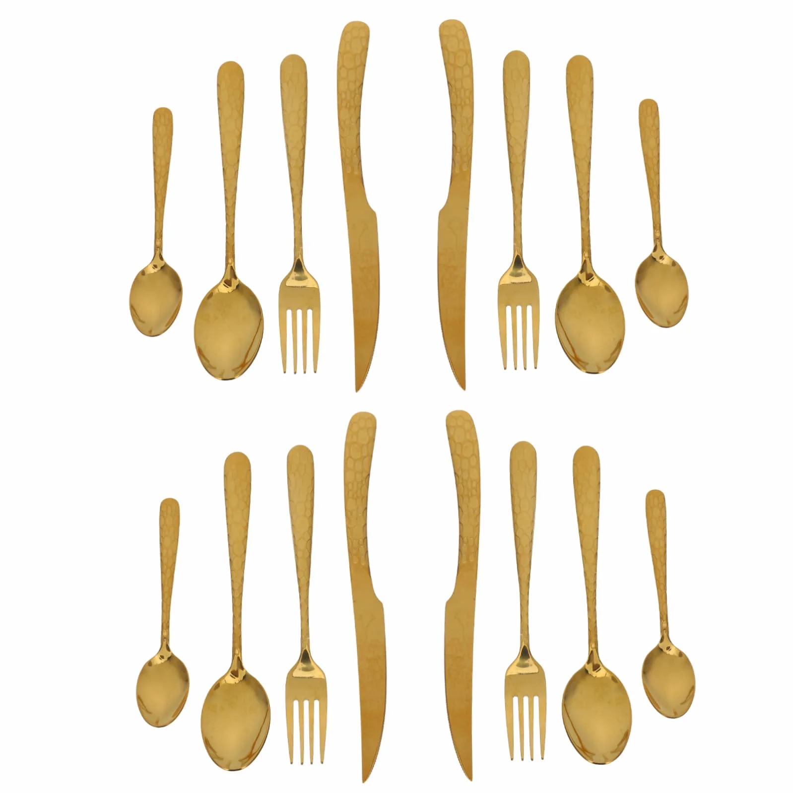 4 Juegos Cubiertos Inoxidable con Diseño de Serpiente Dorada Utensilios de Cocina Elegantes para y Banquetes Hogar y Restaurantes