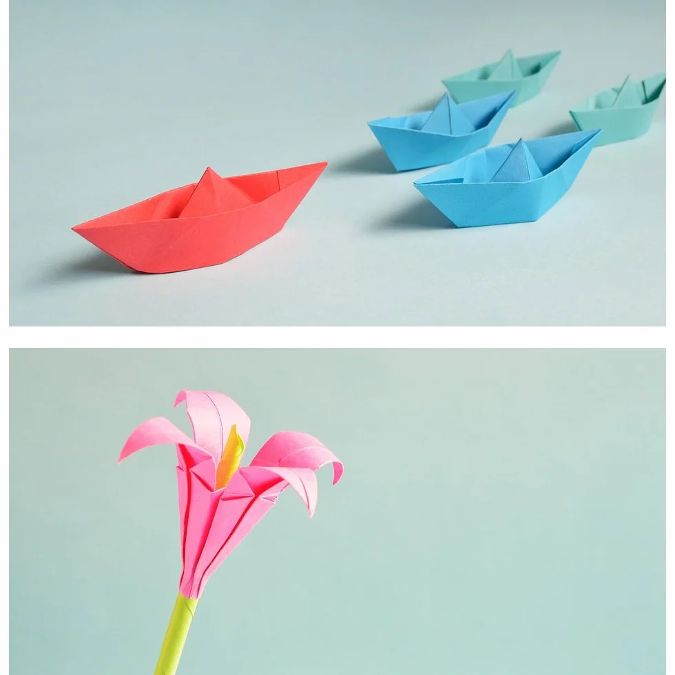Papel Origami 20x20 cm 50 kolorów 100 arkuszy
