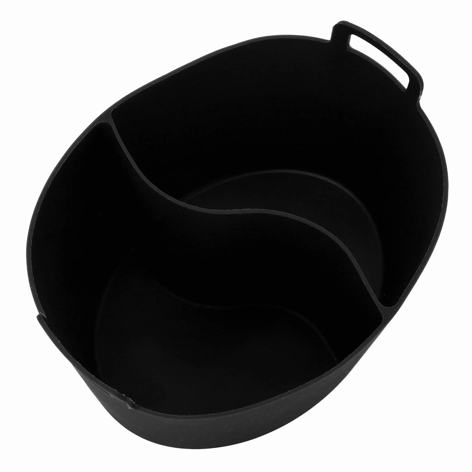 Revestimiento de Olla de Cocción Lenta, Silicona de Grado Alimenticio, Resistente a Fugas, Resistente Al Calor, Divisor de Olla (Negro)