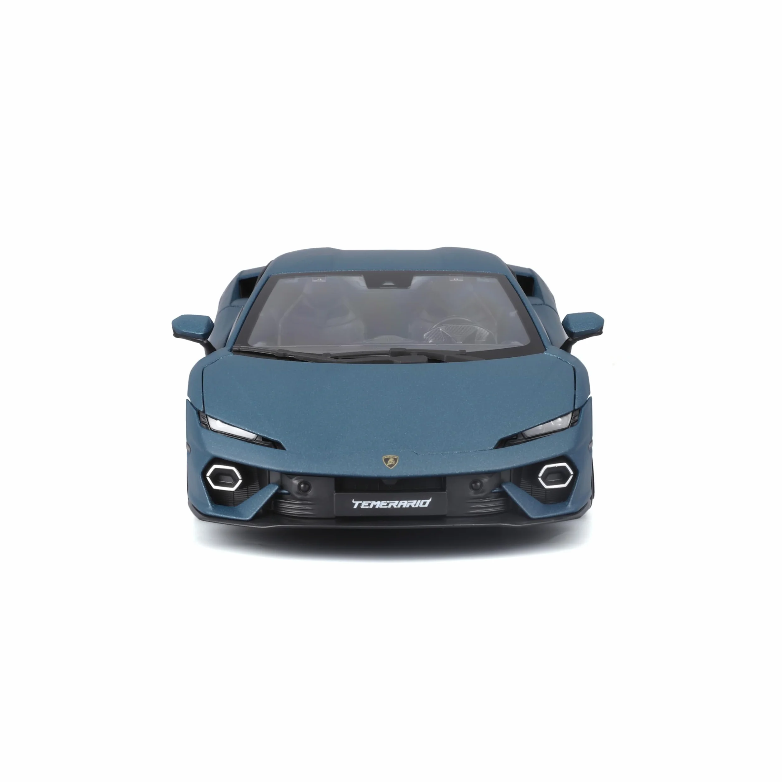 Bburago - Lamborghini Temerario, Coche Diecast a Escala 1:18, Réplica Detallada del Primer Superdeportivo Lamborghini, 4 Aperturas, Licencia Oficial, Edad Recomendada 3+ Años