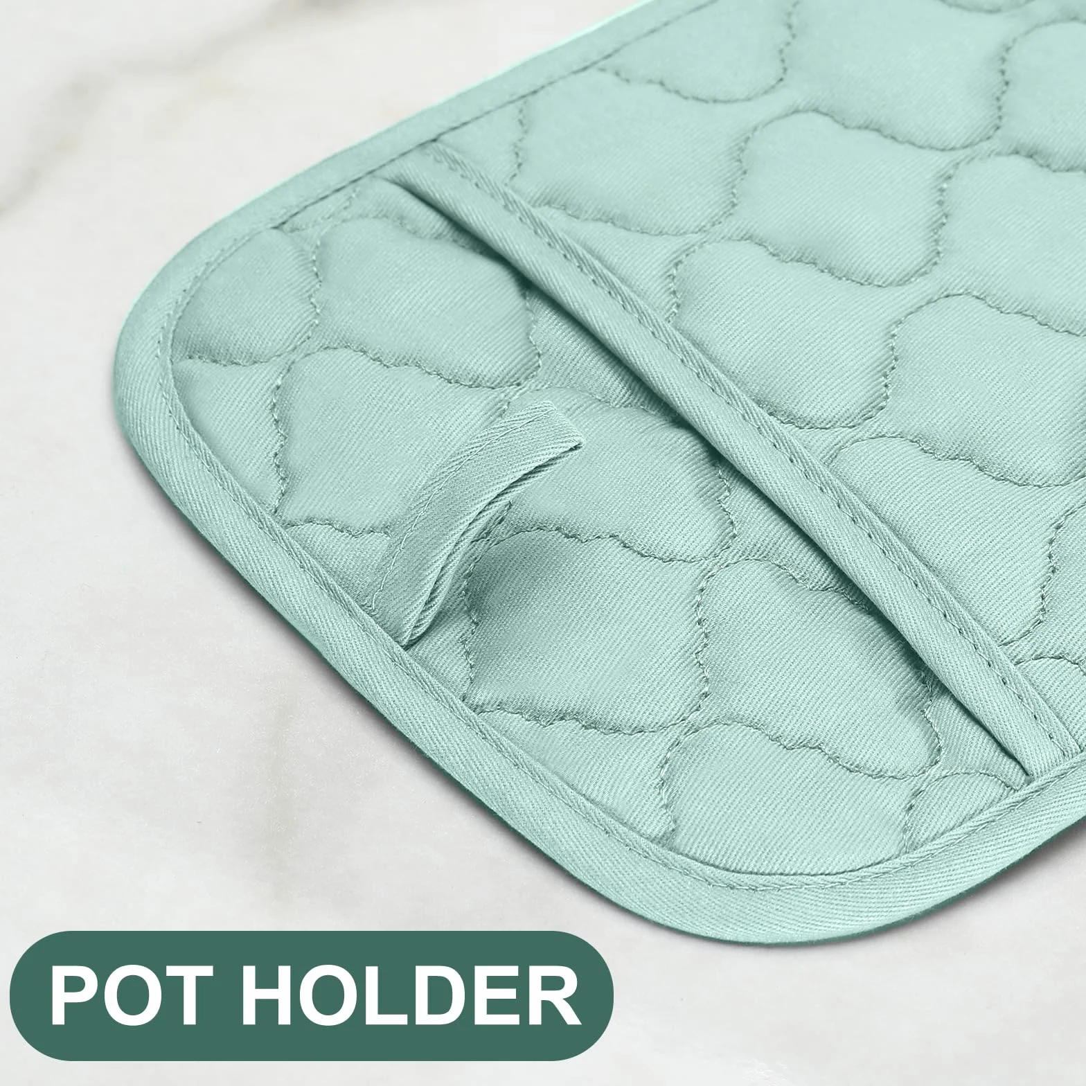 Juego de manoplas de horno para ollas, toallas de cocina y paños de cocina, guantes de cocina, paños de cocina, resistentes al calor a 500 grados, con superficie de silicona antideslizante para