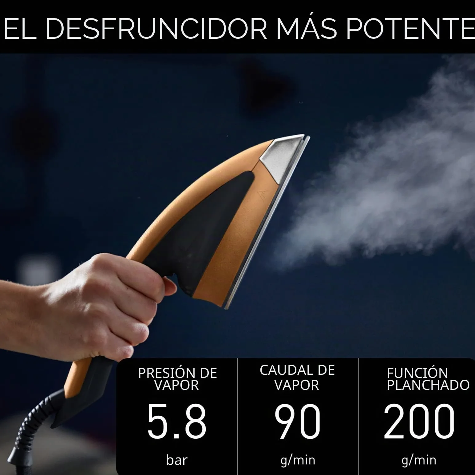 Calor Ixeo Power solución de enderezamiento Smartboard, 2170 W, 3 posiciones, 5,8 bares presión vapor QT2020C0