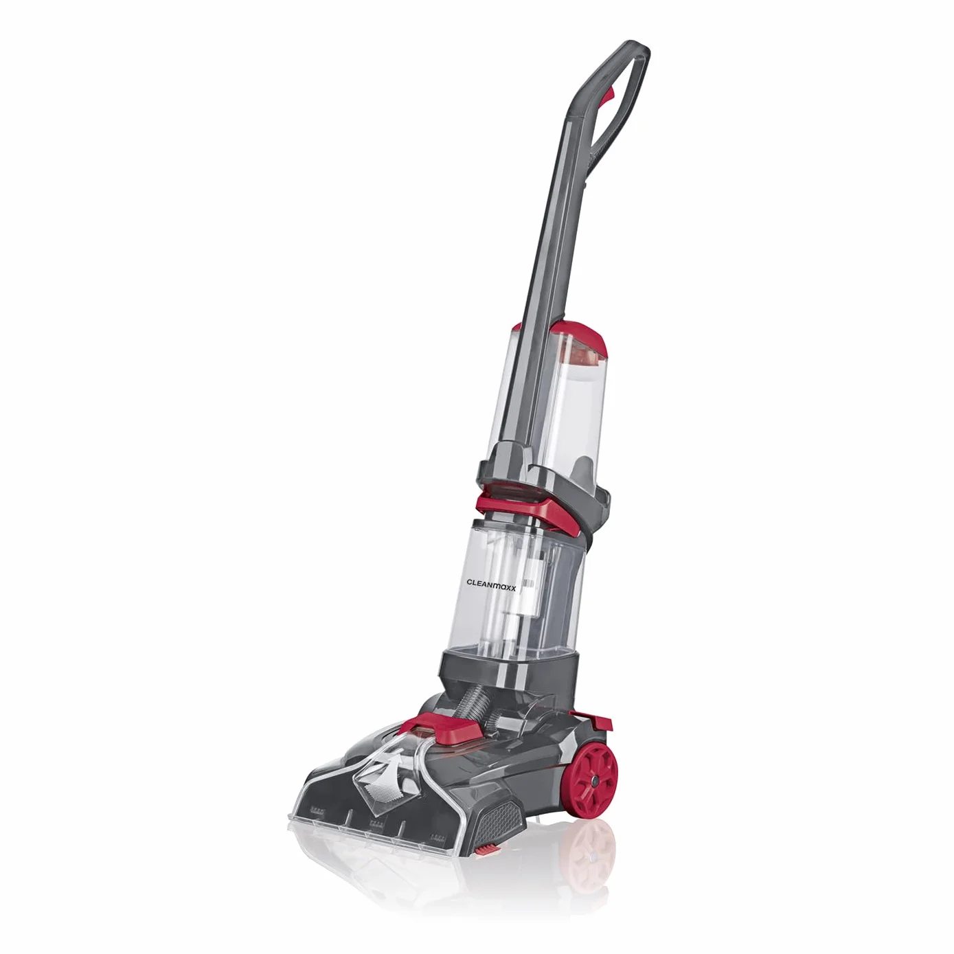 CLEANmaxx Aspirador de alfombras | 3 en 1: lavar, limpiar, aspirar | Aspirador en húmedo con cepillos vibratorios y cepillos laterales | Aspirador en seco - para casi cualquier alfombra