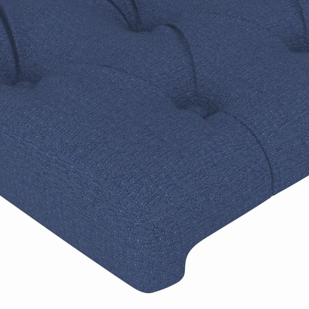 Cabecero de Cama LED Azul 183x16x118/128cm Altura Ajustable con Luz RGB para Jóvenes y Adultos