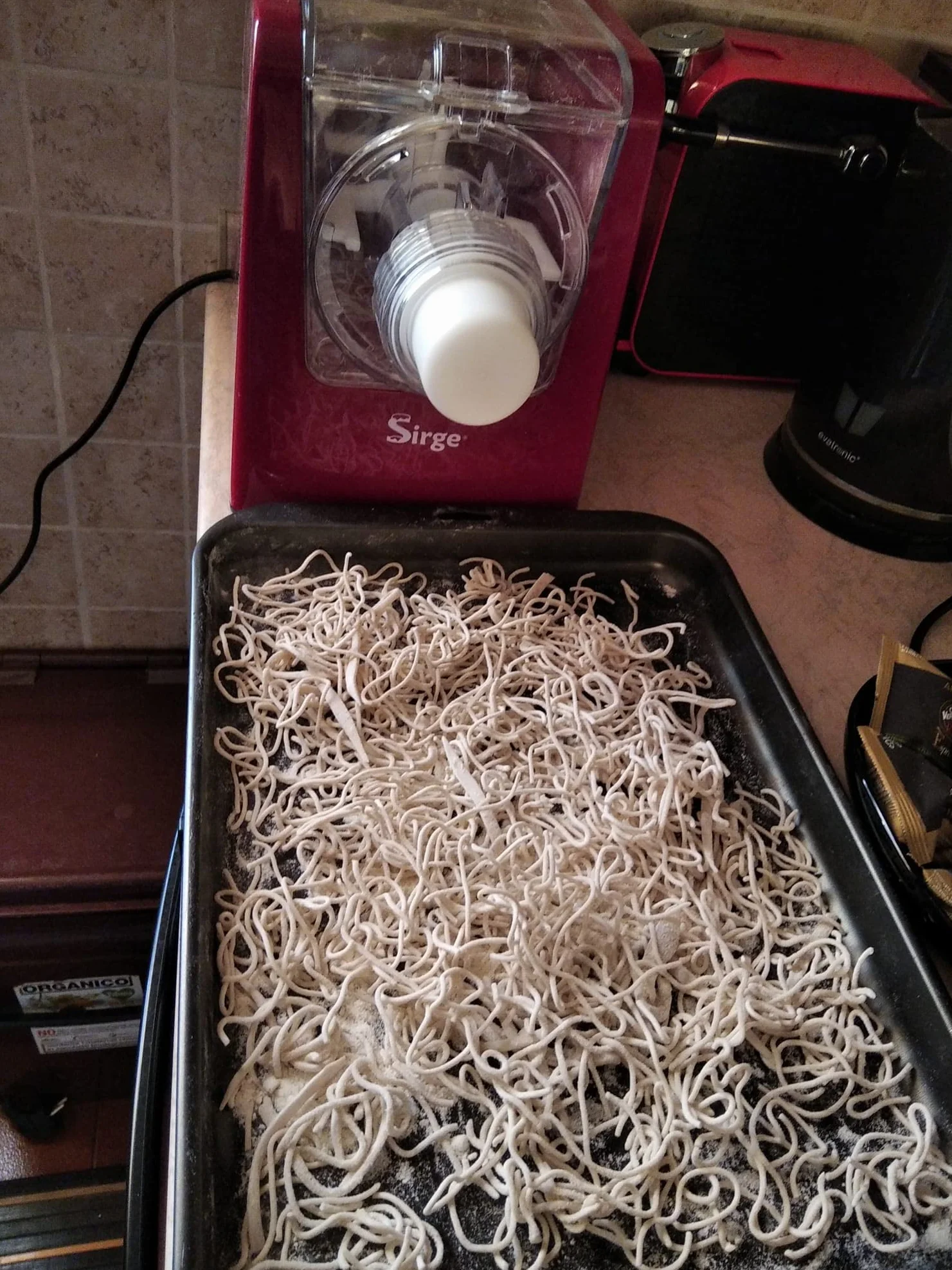 Sirge Pastamag30 - Máquina para hacer pasta de 300 W - 30 discos - hasta 900 g de pasta - Extrusión vertical y horizontal - Incluye accesorios para raviolones de regalo