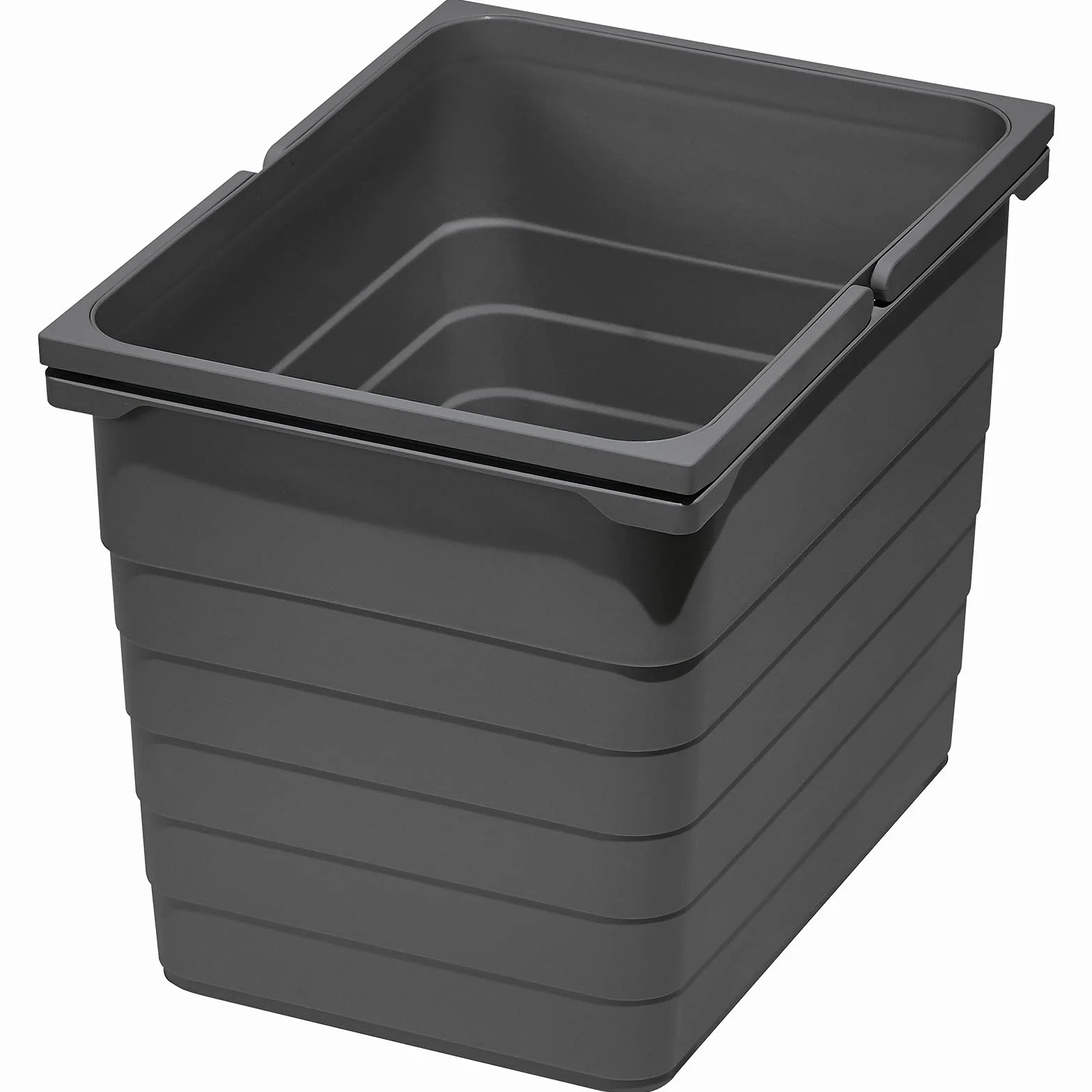 Ninka eins2vier Recolector de basura 17 L gris oscuro Alto: 310 mm 306 x 230 mm Recolector de basura Cubo de Basura Cesto de basura compost