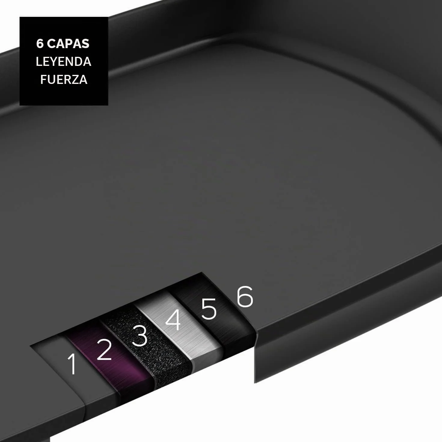 Taurus Great Moments Plancha de asar - Plancha de asar de aluminio fundido, 47x29 cm, mango ergonómico, para todo tipo de fuegos, recubrimiento antiadherente, apta para lavavajillas, libre PFOA, negro