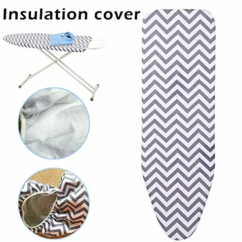 Funda para Tabla de Planchar, Tablero de Planchado Cubierta Espeso poliéster Fieltro Cubierta Acolchado Resistente al Calor
