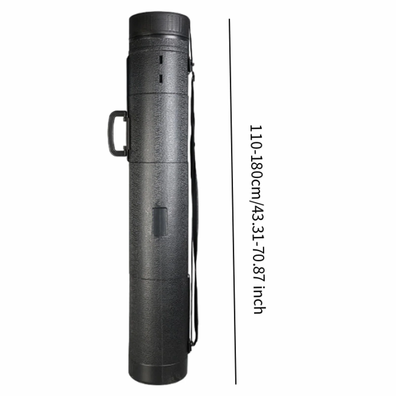 Tubo para Póster Redondo, Estuche de Almacenamiento para Cañas de Pescar, Tubo de Protección, Tubo Extensible para Póster para Dibujos Técnicos, 18.5cm L 110to180 Cm