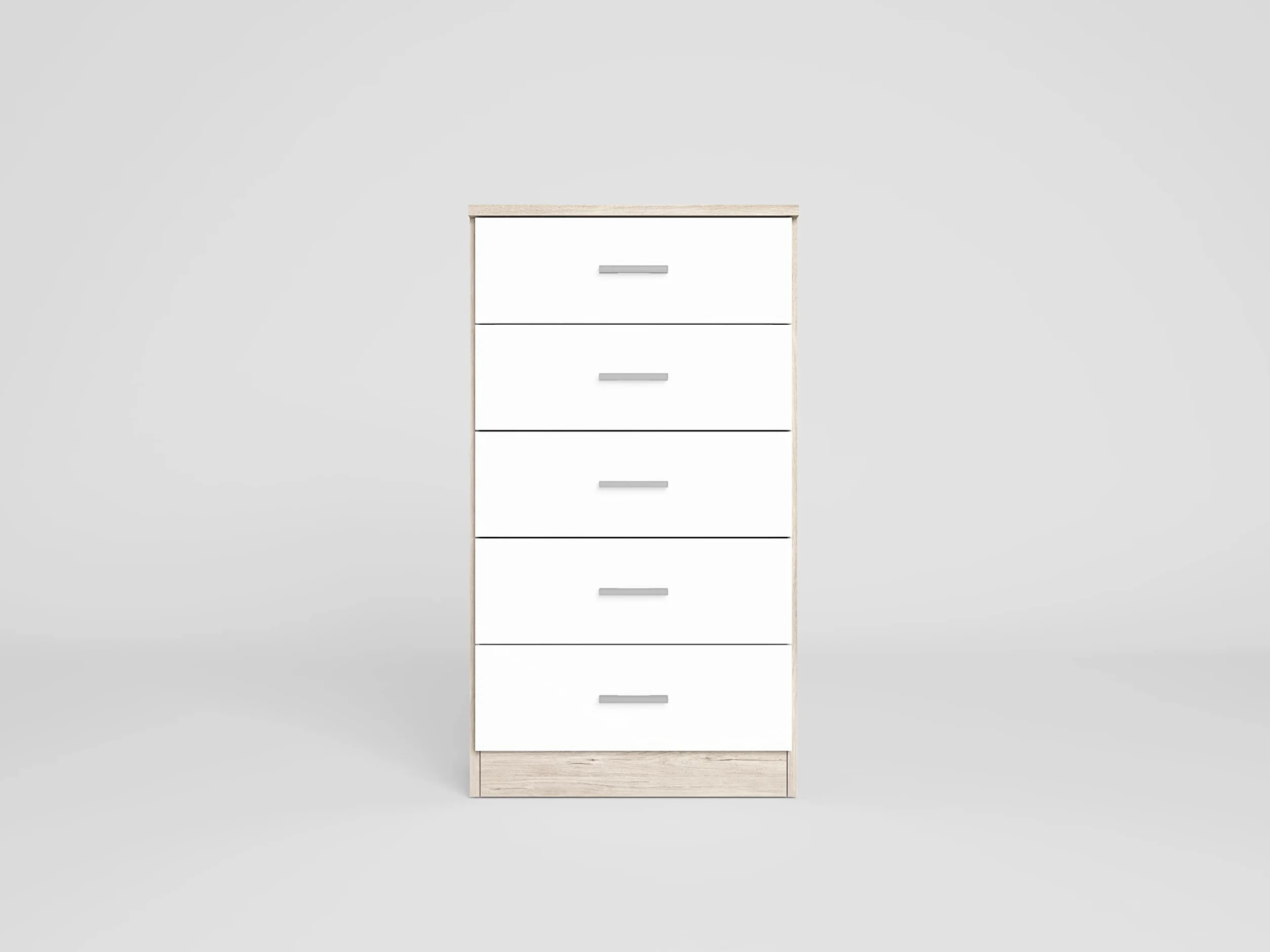 LIQUIDATOR Sinfonier 5 cajones Color Sahara/Blanco Mate 90x50x33 cm