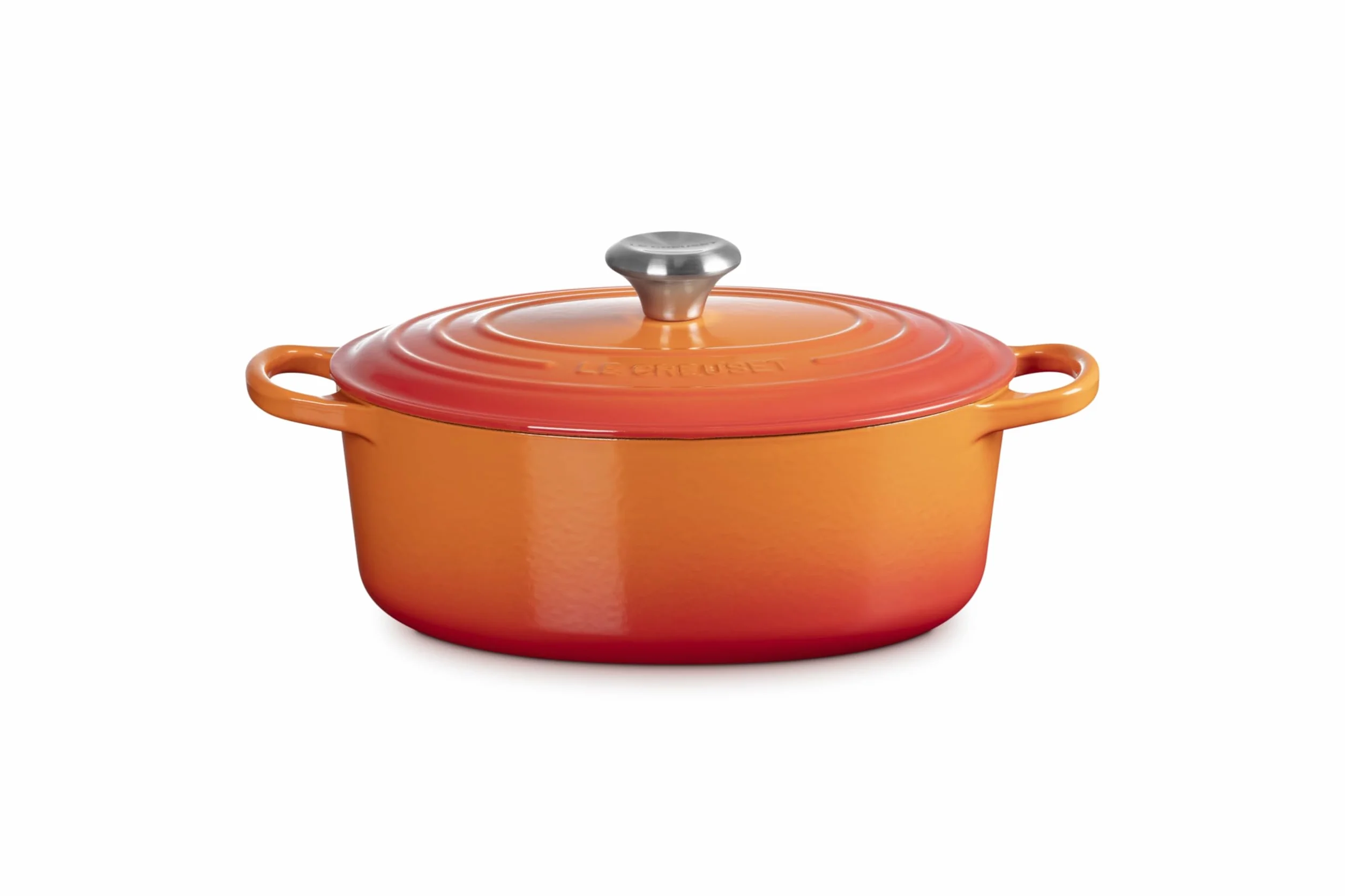 Le Creuset Cocotte oval de hierro fundido, 27 cm, 4, 1 L, Todas Las Fuentes de Calor incluso inducción, Volcanico, 27 cm, 21178270902430