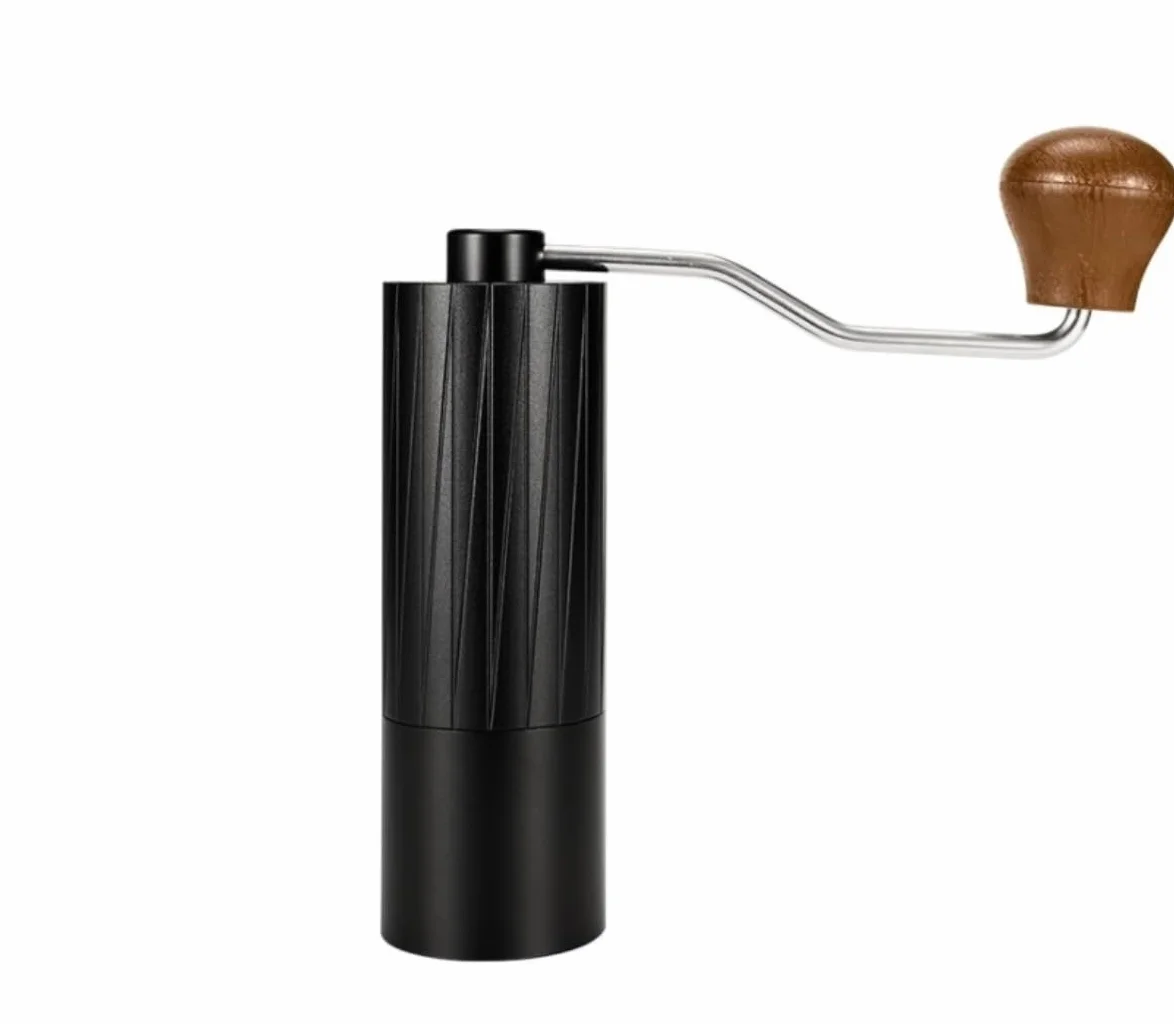 Molinillo Café Molino Cafe Molinillo Manual Duradero, Molinillo De Granos De Café De Doble Cojinete, Molinillo De Granos De Manivela Pequeño para El Hogar Moledor De Cafe(Black)