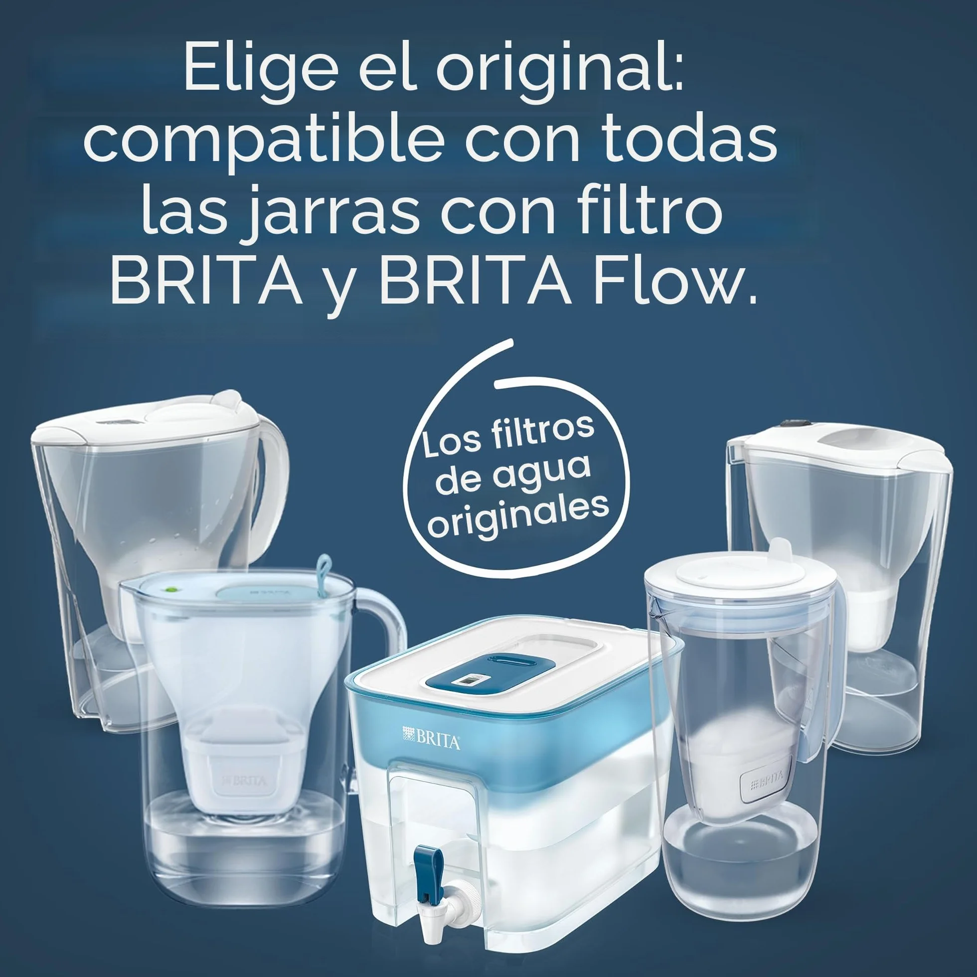 BRITA Maxtra Pro - Filtro de agua para grifo All-in-1, paquete de 6 filtros, reduce el cloro, la cal y el PFAS, compatible con jarra de agua filtrante BRITA