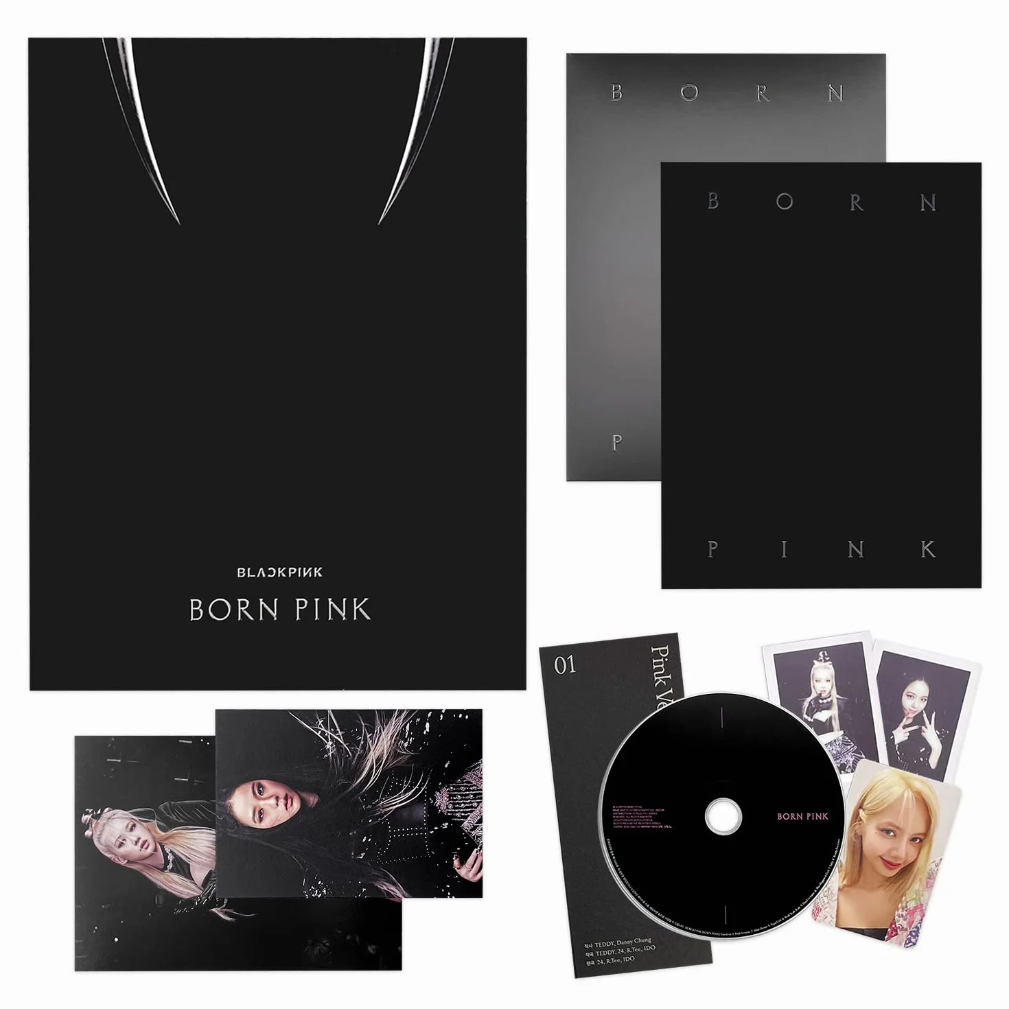 BLACKPINK BORN PINK BLACK Ver. CD Photobook Set