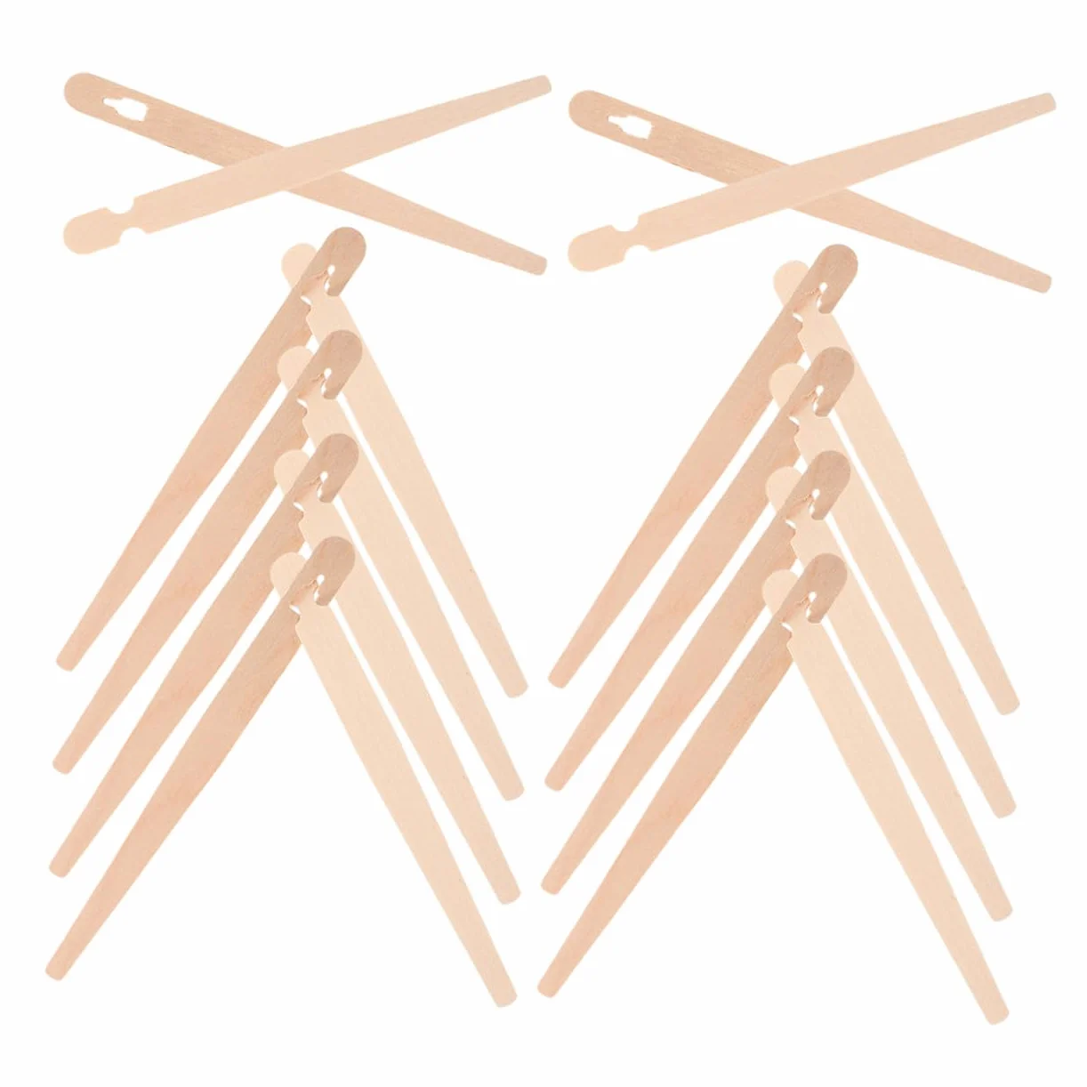 ULTECHNOVO 200pares Pinzas Para Alimentos Pinzas De Madera Para Pequeñas Para Aperitivos Para Postres y Repostería Utensilios De Cocina Para Principiantes