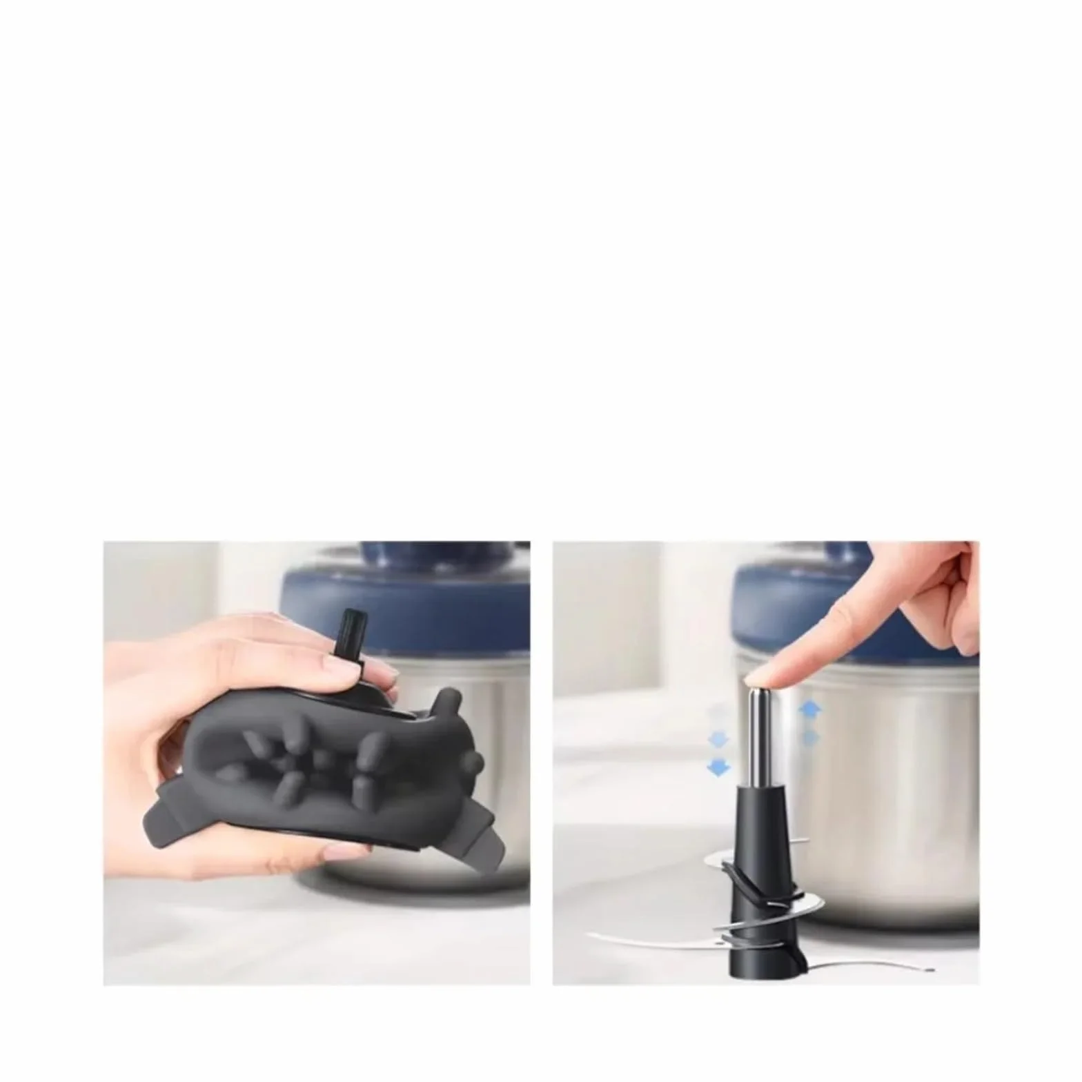 Cuchilla De Licuadora,Compatible con Morphy Richards,MR9401,Accesorios De Cabezal De Repuesto De 4 Cuchillas for Picadora De Carne