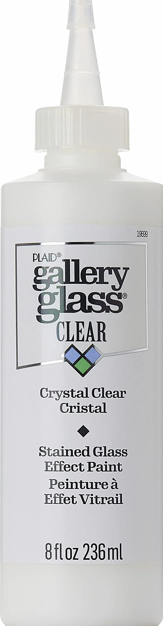 Gallery Glass Pintura para vidrieras, transparente, 8 onzas líquidas, perfecta para proyectos de arte y manualidades, 19699