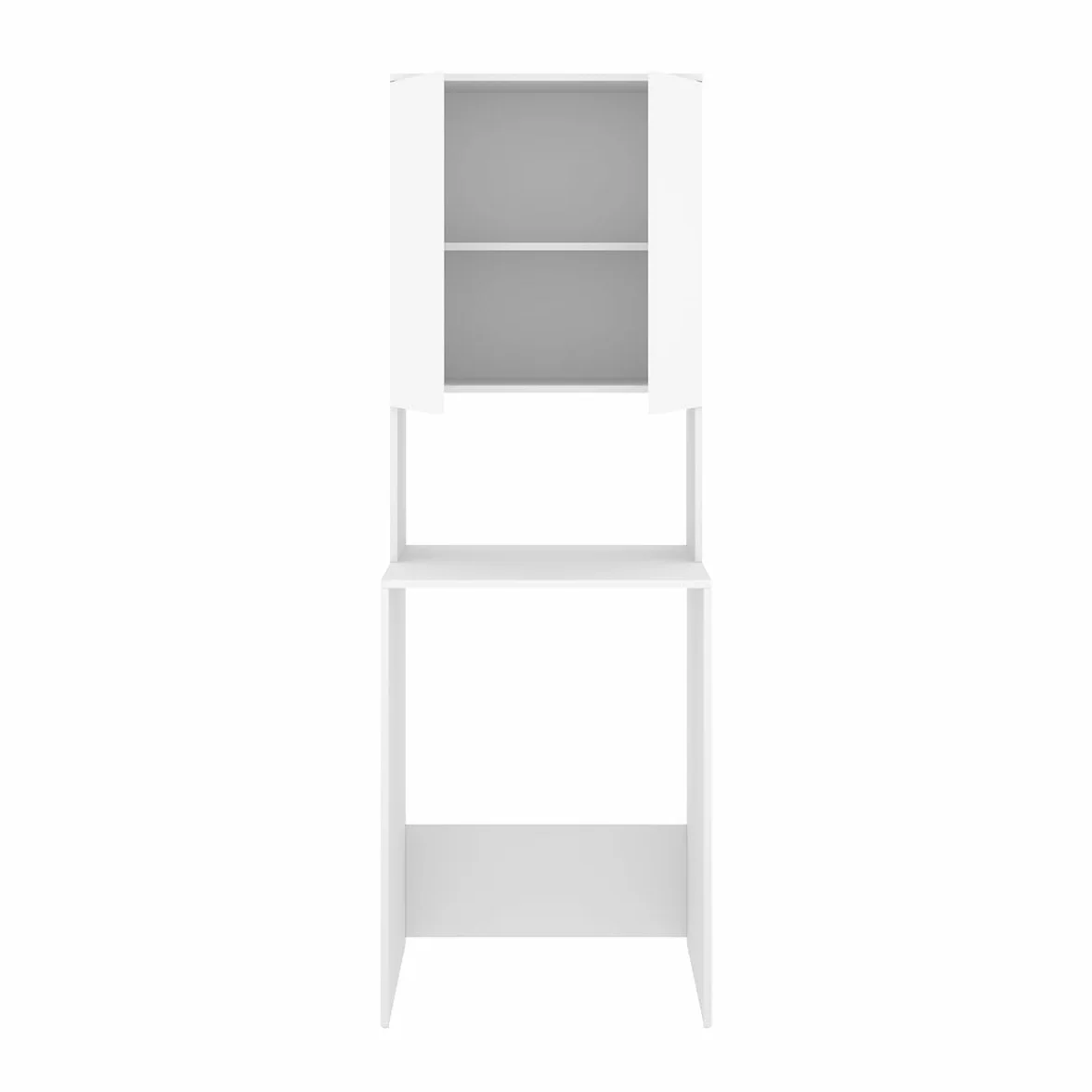 DEKIT - Mueble para Lavadora con ALTILLO 190x63,3x62cm - Blanco