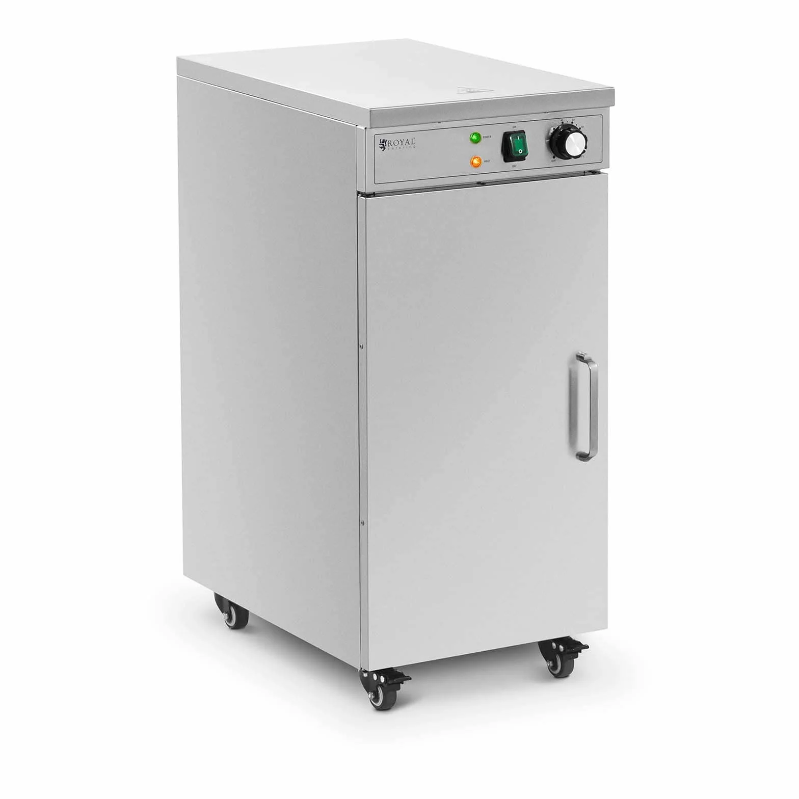 Royal Catering Armario Caliente para Hostelería RCPWS-53 (para hasta 60 Platos, con 3 Insertos, Potencia: 600 W)
