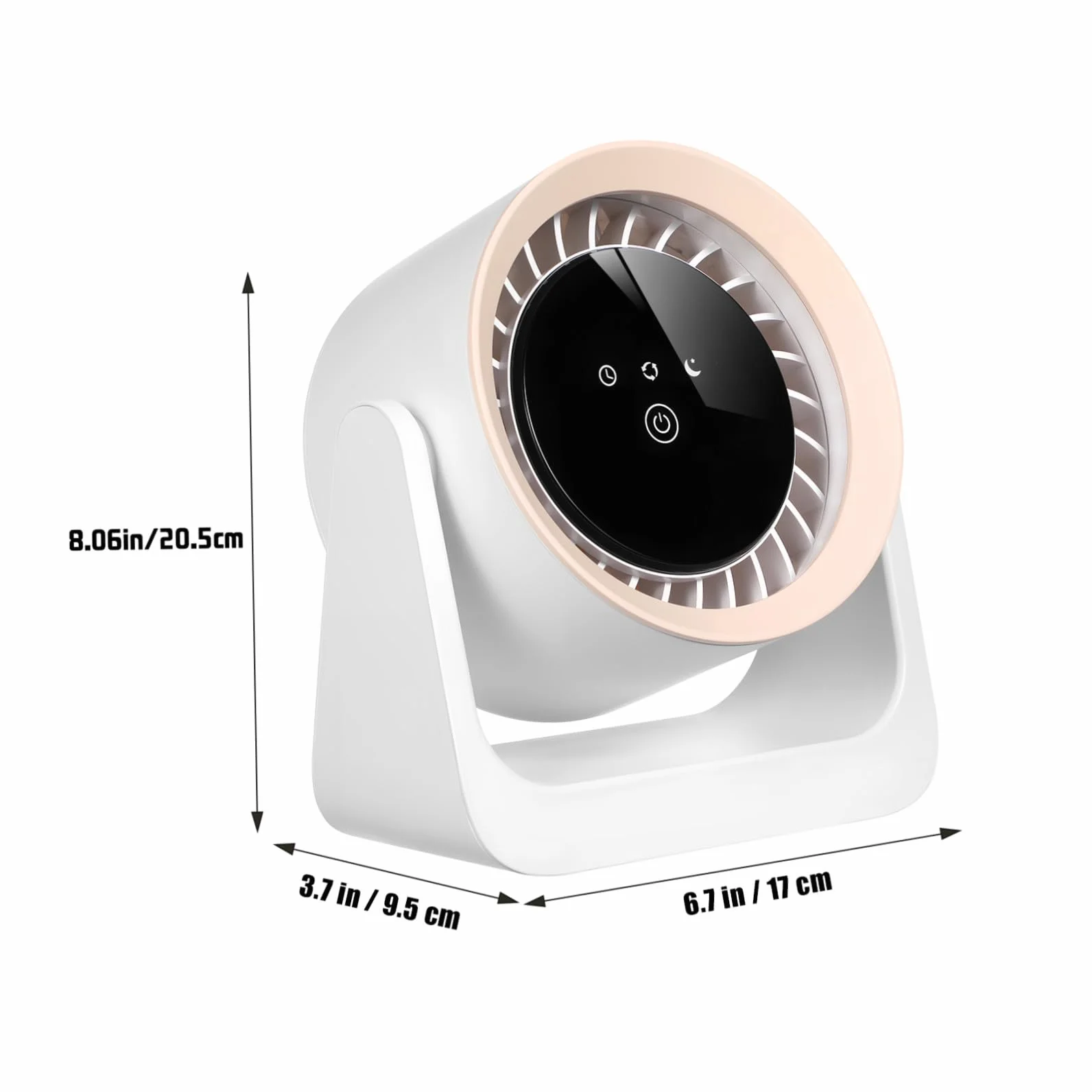 YARNOW Ventilador Paquete Ajustables Velocidades para Ranura de Hielo Velocidad y Compacto de Alta para Celebración Verano en Escritorio Oficina y Sesiones de Estudio