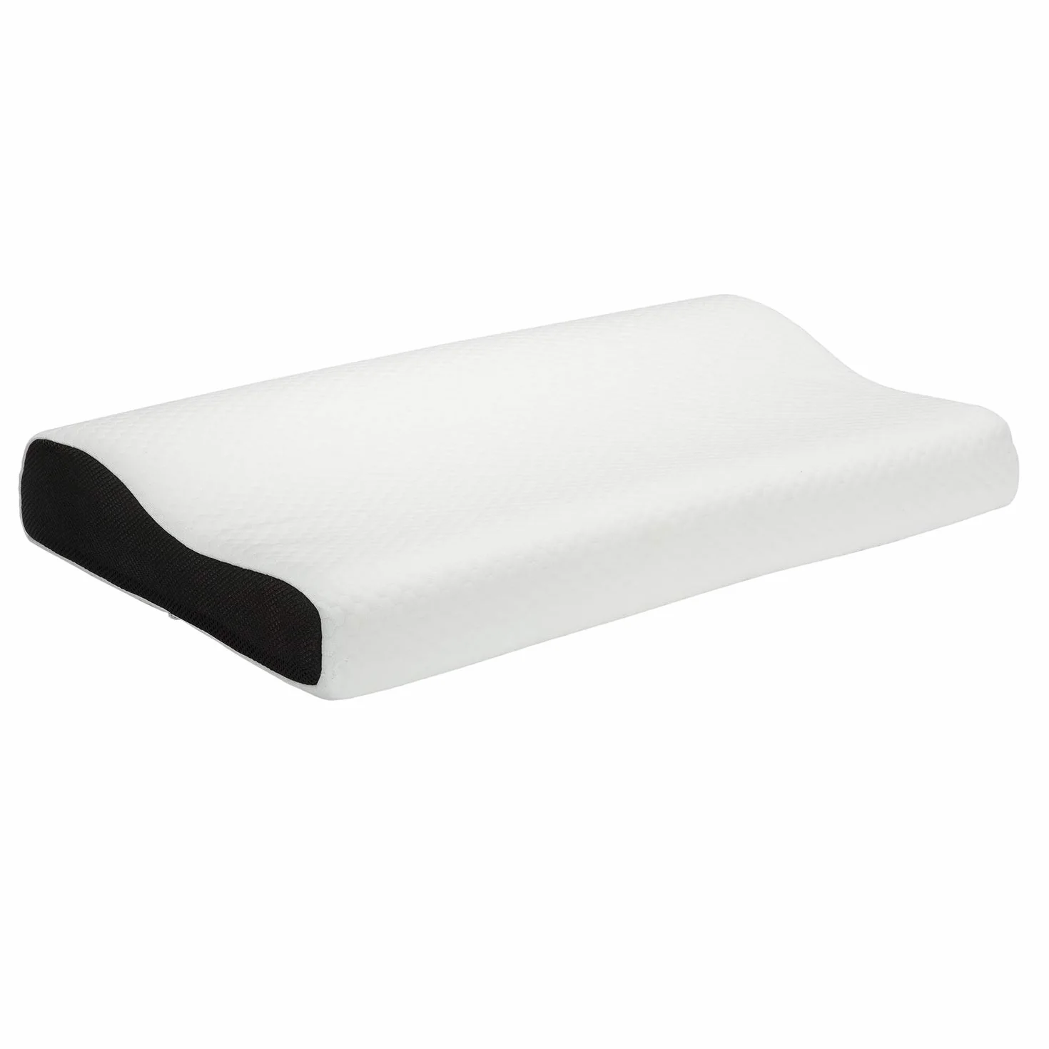 PIKOLIN Home Almohada Viscoelástica Aloe Vera | 70x40 cm | Transpirable | Doble Funda | Firmeza Media | Ergonómica | para Dormir Boca Arriba o de Lado | KUROBA