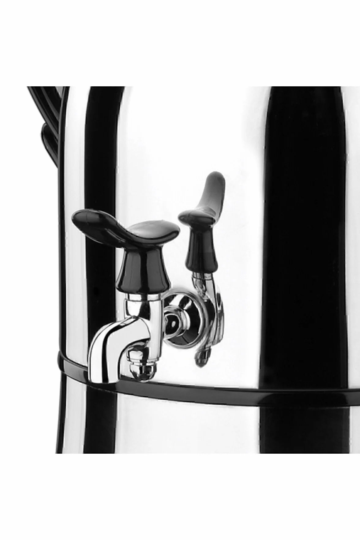 Korkmaz A338 Original Nosta Samovar Semaver Tetera Negro Black
