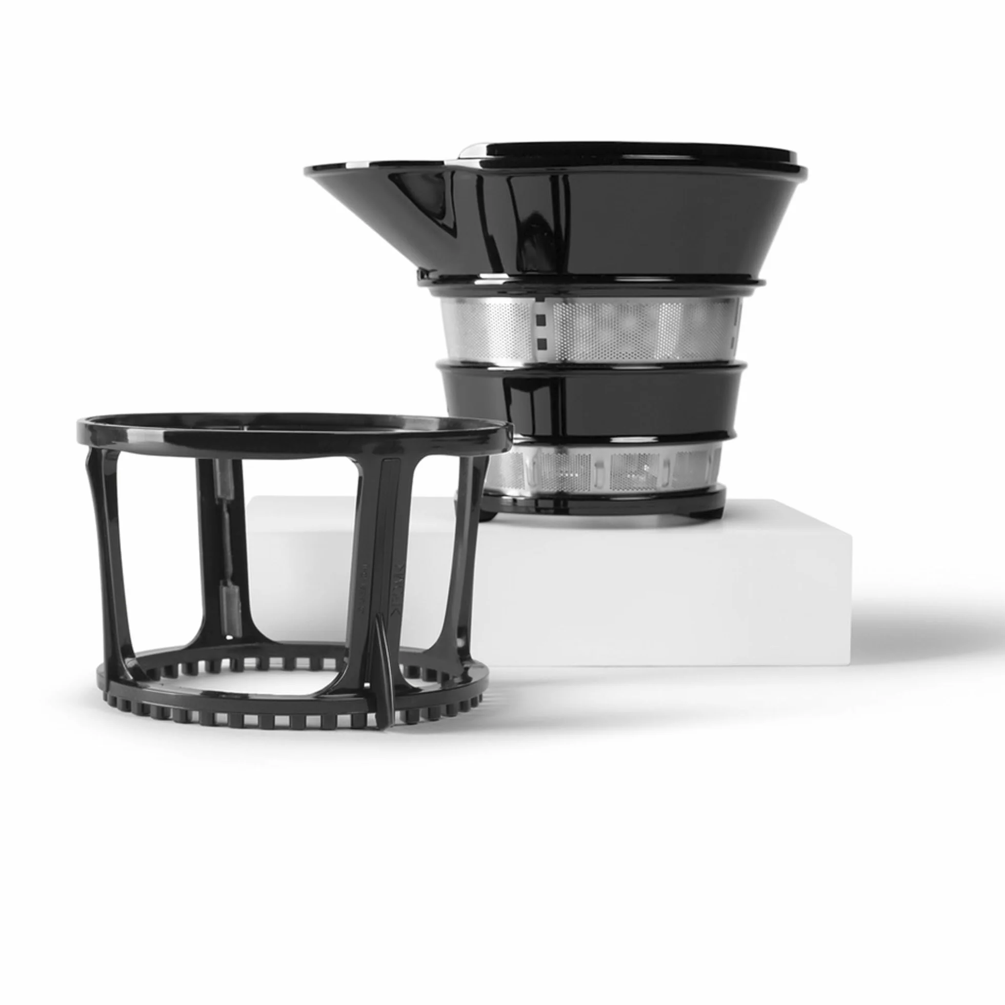 nutribullet Slow Juicer, nutribullet Exprimidor, exprimidor cold press, extractor de zumos de frutas y verduras, capacidad de 700ml, negro, NBJ500