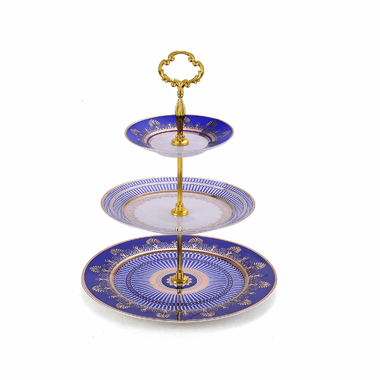 Moderno soporte rústico escalonado para tartas de 10 pulgadas, bandeja para servir frutas y postres, decoración de cocina y mesa de comedor, vajilla elegante para fiestas y eventos