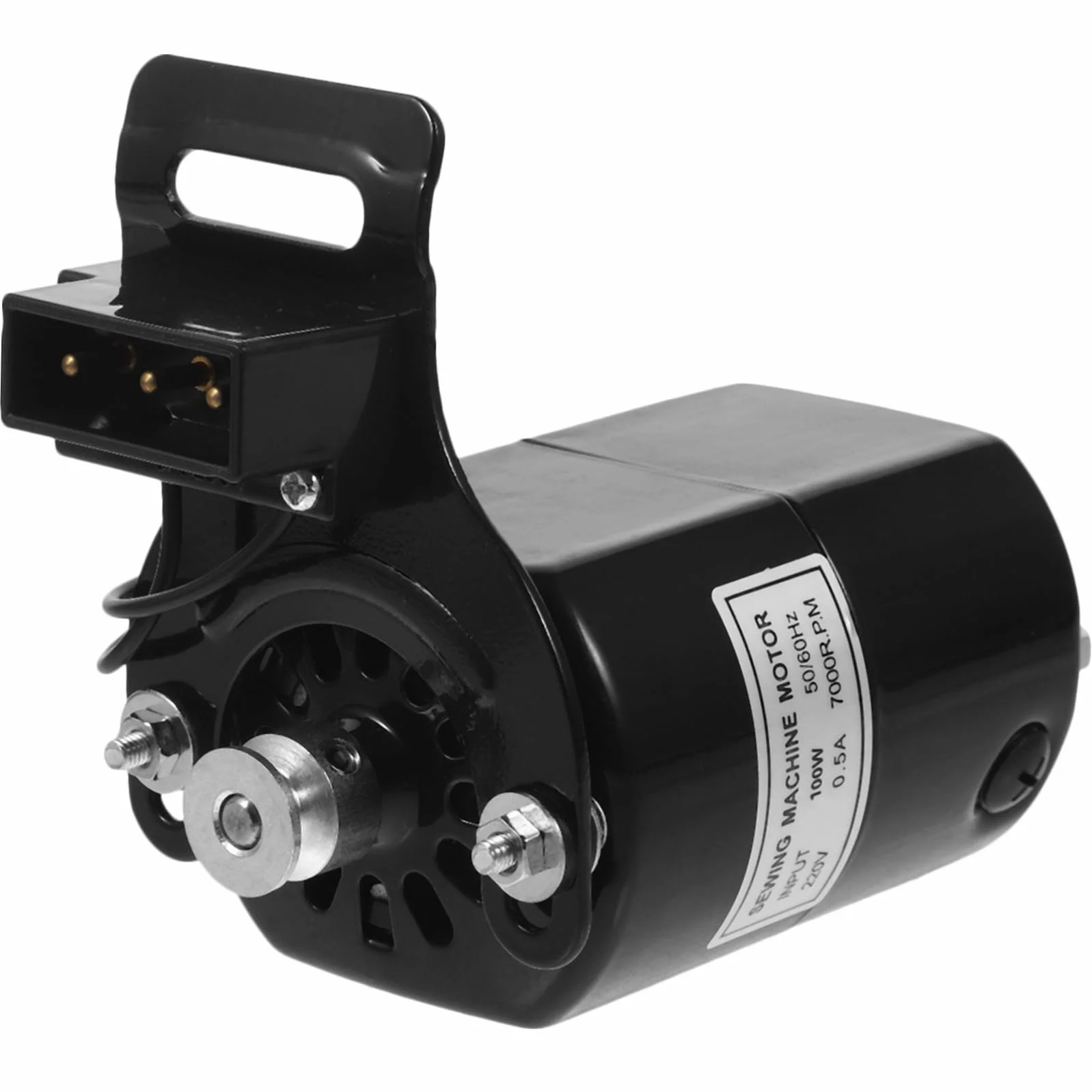 DOITOOL Motor Eléctrico en Acero y Hierro 220v para Máquina de Coser Doméstica y Mejora el Rendimiento de Costura 100w Compatible Máquinas de Coser Pequeñas