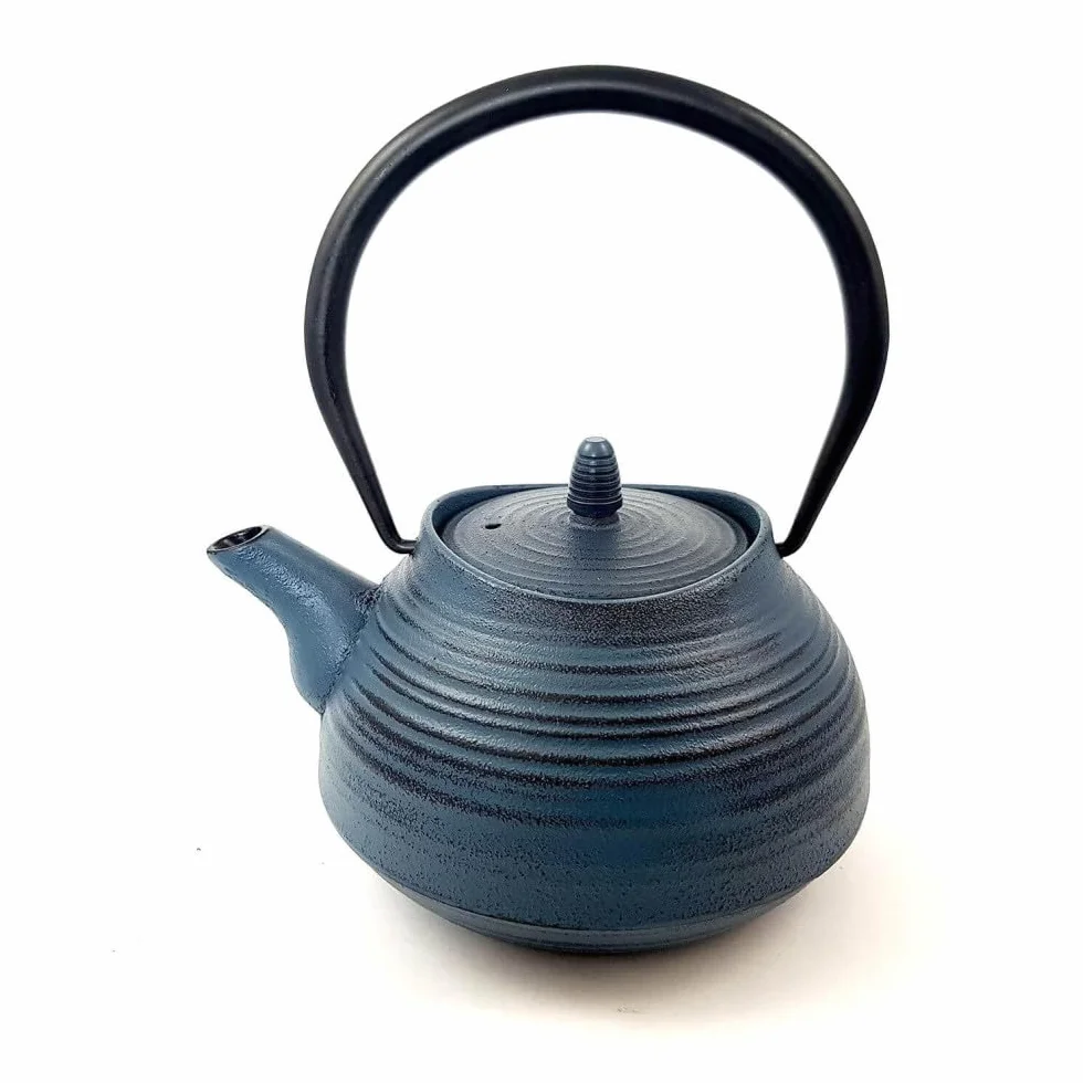 Mizumi - Tetera de hierro fundido (1 L), color verde