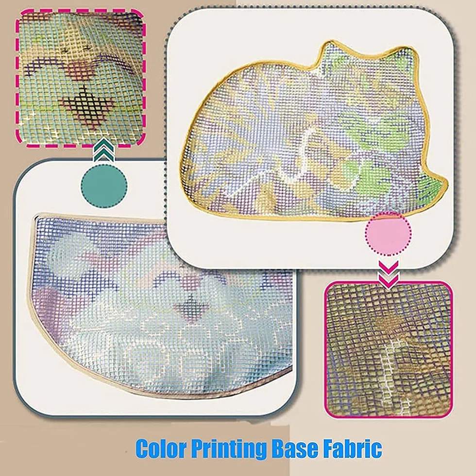 Kit de alfombra con gancho de pestillo para adultos, kit de costura para principiantes con gancho de pestillo, kit de manualidades para decoración del hogar