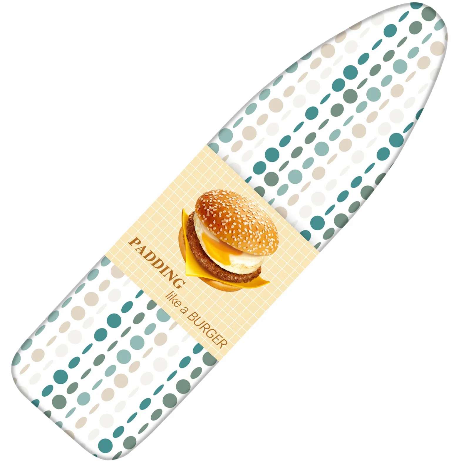 BNDX Funda para tabla de planchar extra ancha, tamaño estándar de 18 x 49 pulgadas, acolchado extragrueso y duradero, tamaño completo, resistente al calor y a las manchas, ajuste de cordón mejorado,