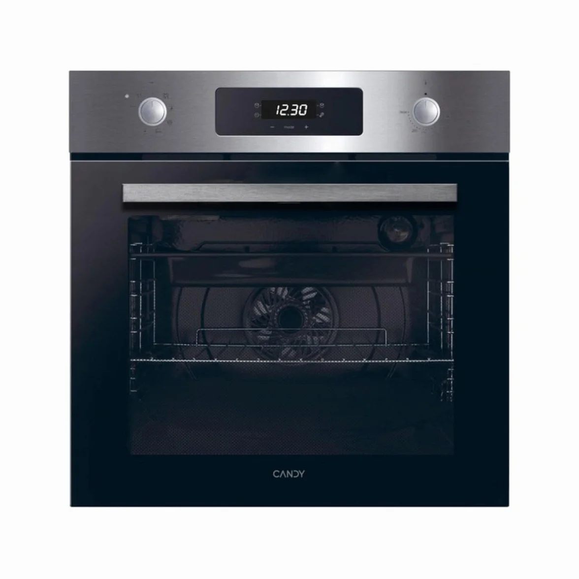 Candy New Moderna F CM955XRLCN Horno Multifunción, 70L, 1 Bandeja y 1 Rejilla, Función Vapor, Limpieza Pirolítica e Hidrolítica, Convección + Ventilador, 9 Funciones