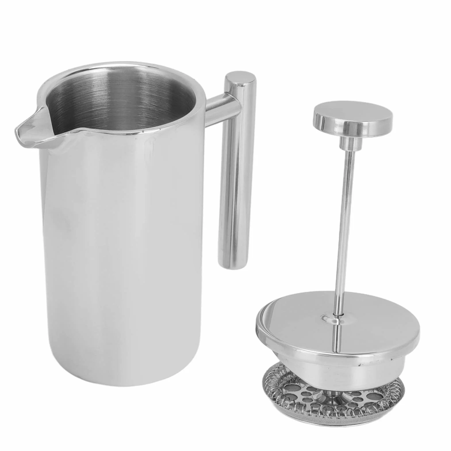de Prensa Francesa, de Prensa de café con Aislamiento de Acero Inoxidable de Doble Capa, de Prensa Fácil para el Hogar, Camping, Regalo (800 ml)