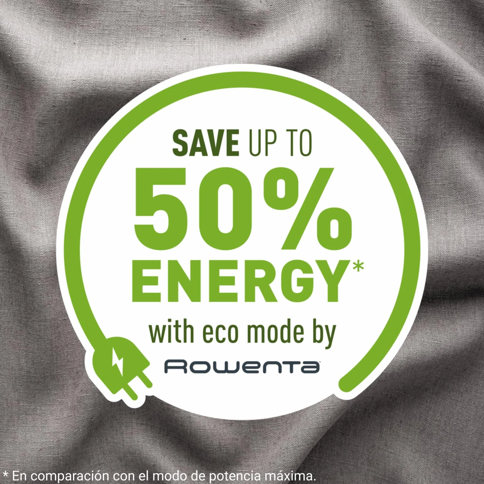 Rowenta Force Pro 500, Centro de planchado, 7,5 Bares, Golpe de vapor de 550 g/minuto, Tecnología Quicksteam, Ahorra energía, 2 modos ECO y MAX, Eucalipto y negro, VR9042F0