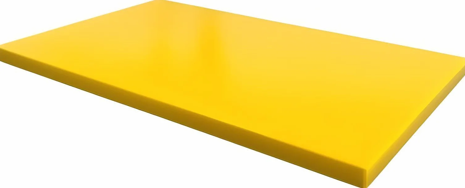 Tabla de cortar de plástico Gastro GN 300 x 500 x 20 mm polietileno/polipropileno PP, color amarillo