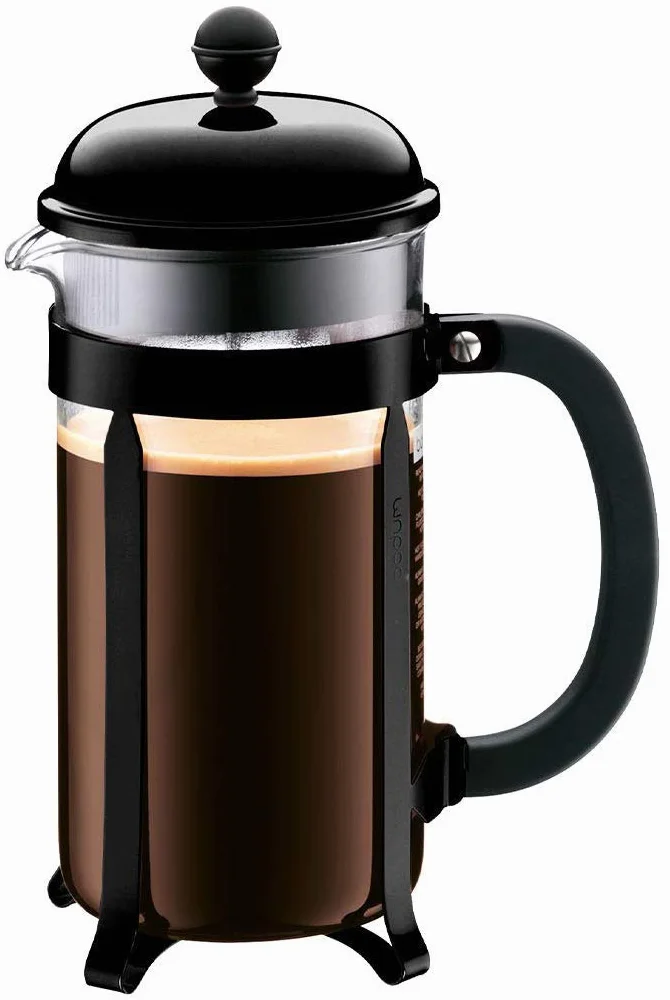 Bodum - 1928-01 - Chambord - Cafetera 8 tazas - 1.0 l - color negro