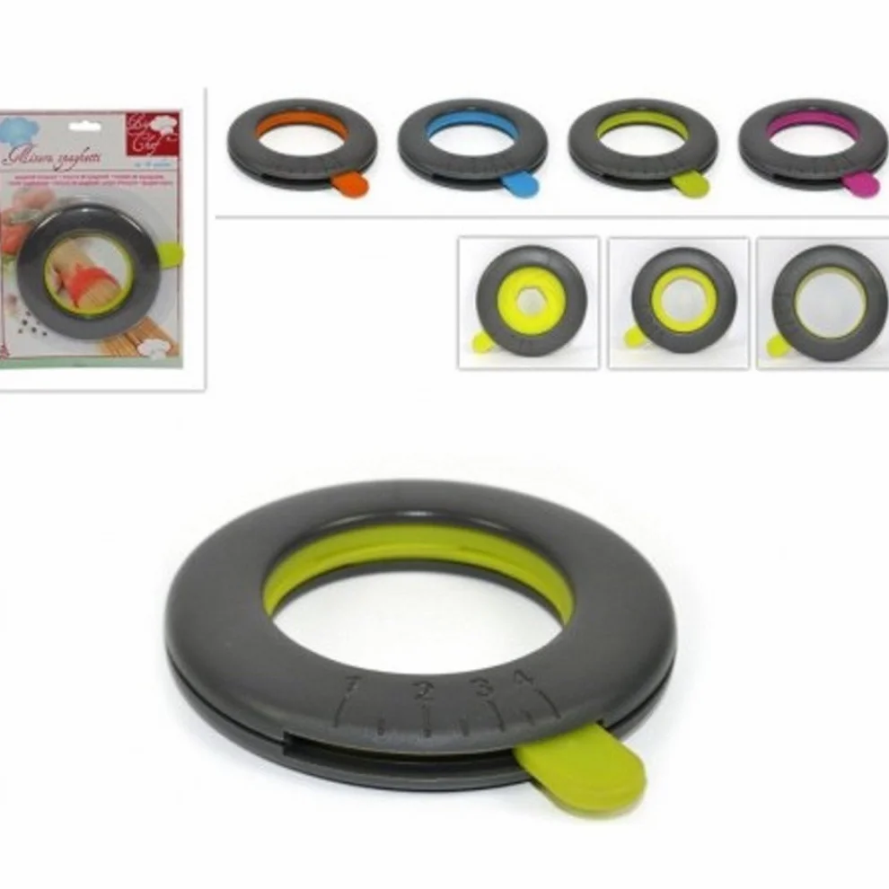 Dosificador para espaguetis mide hasta 4 porciones Medidor de pasta 4 colores